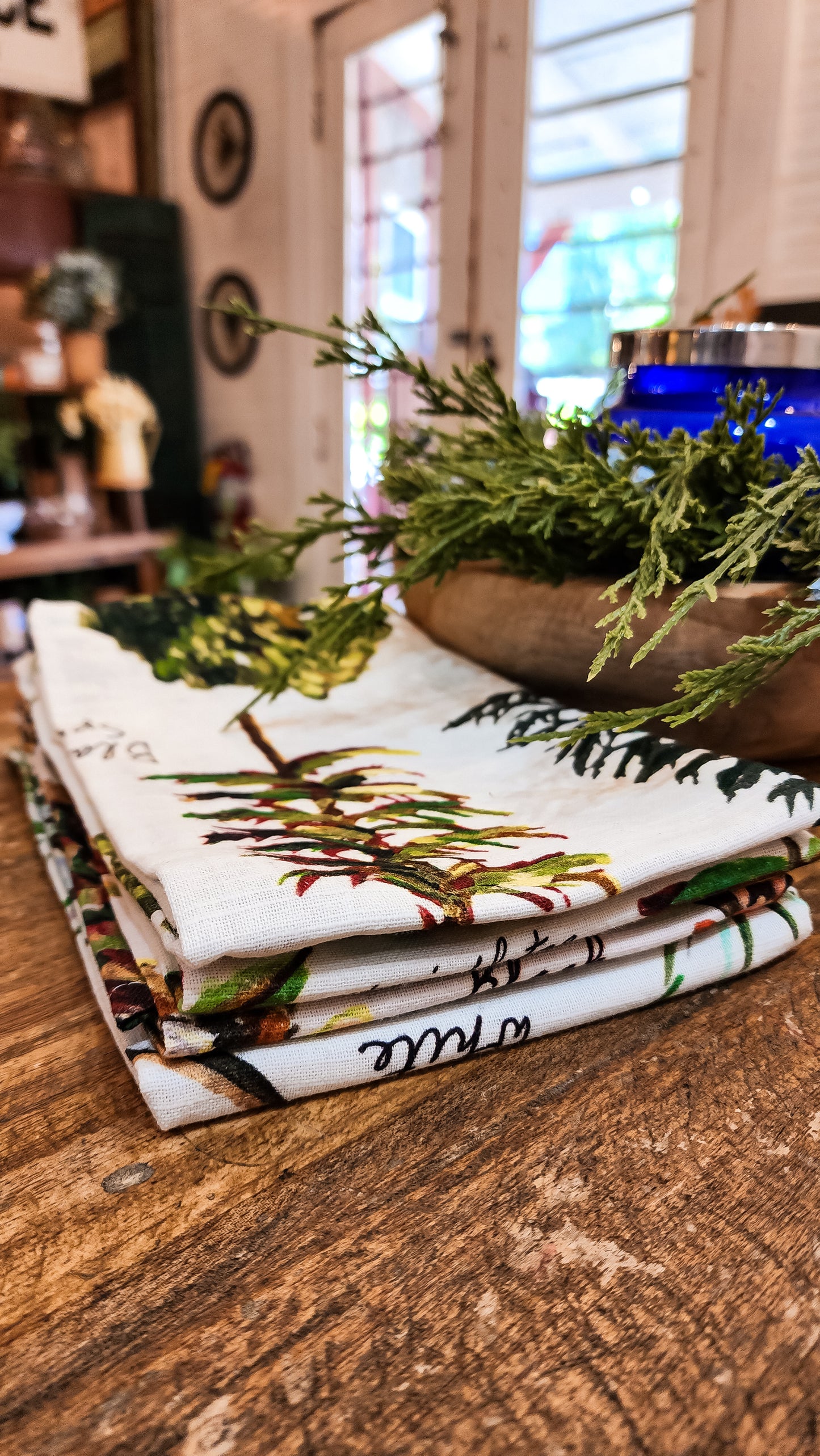 Evergreen Dish Towels