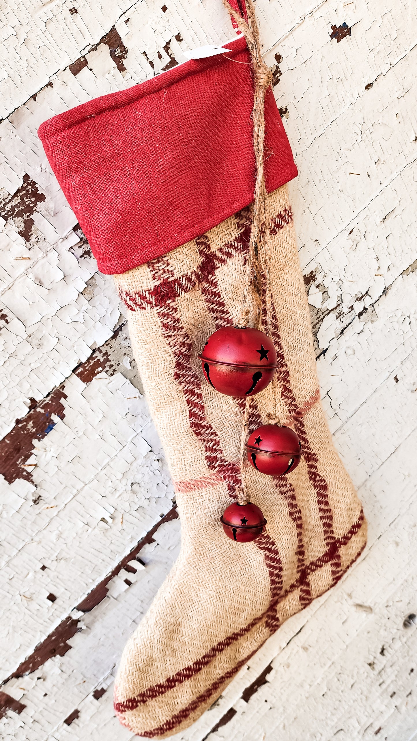 Good Tiding Jute Stocking