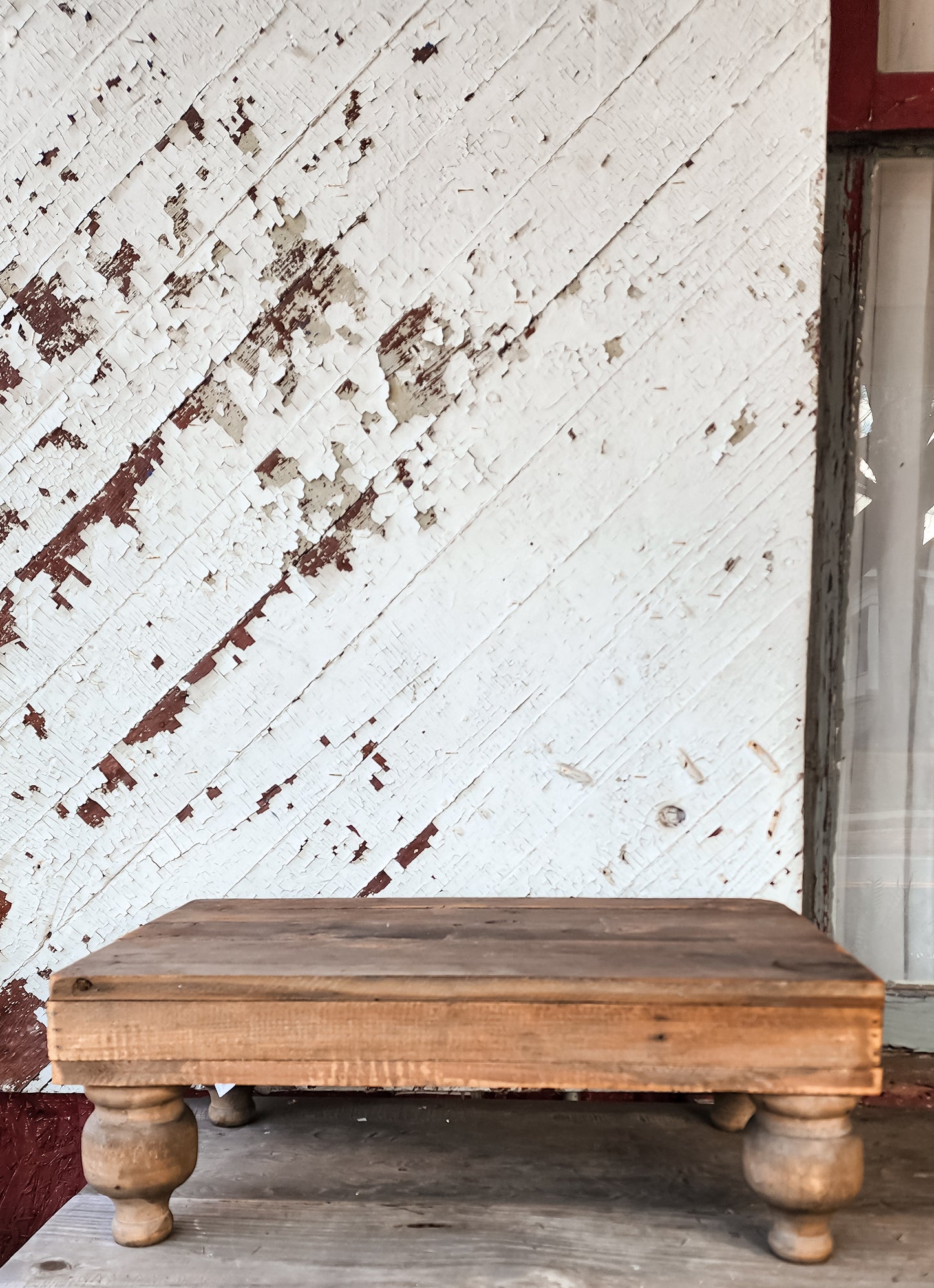 Oversized Wooden Stand with legs