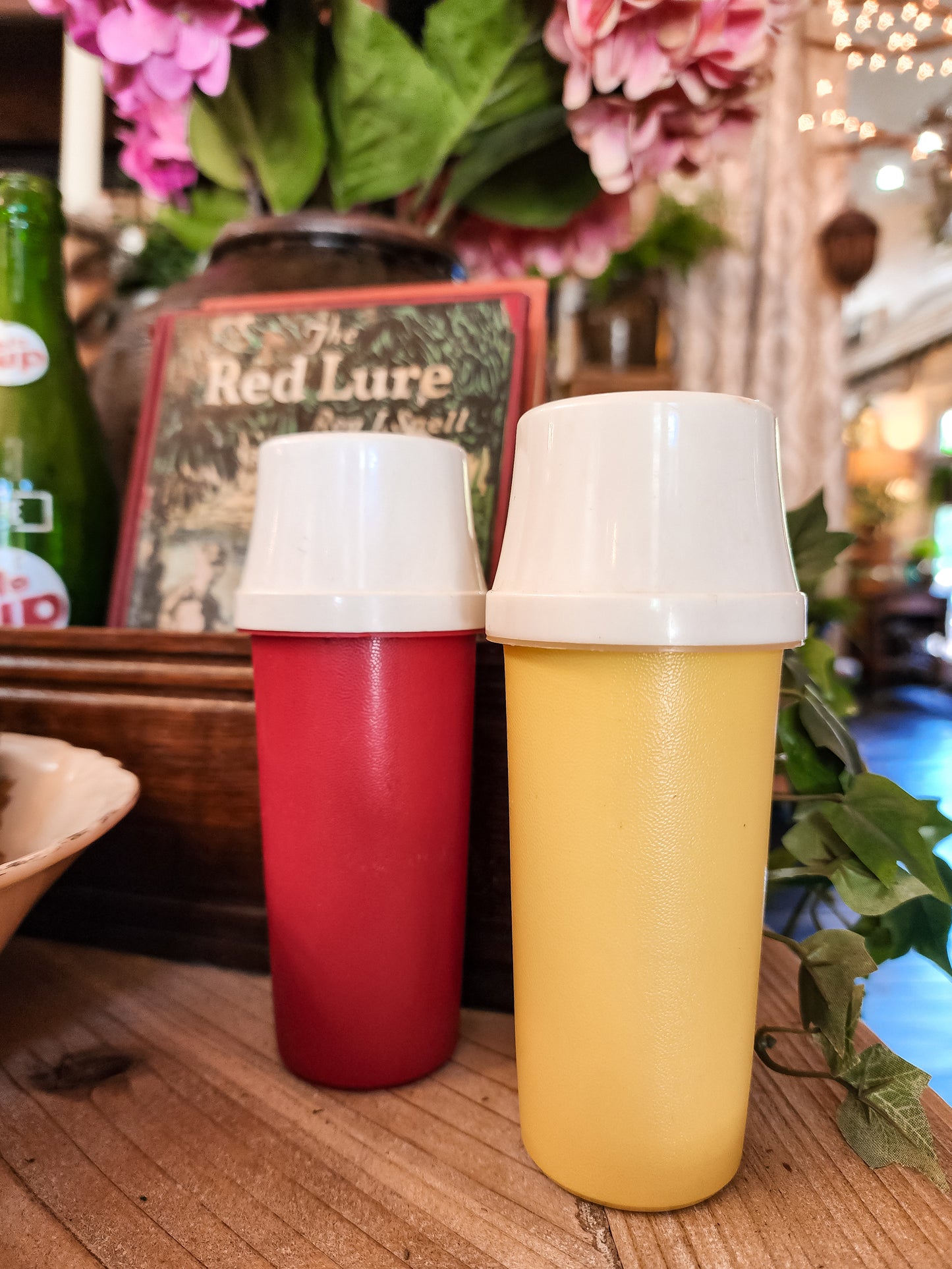 Tupperware Mustard + Ketchup Bottles