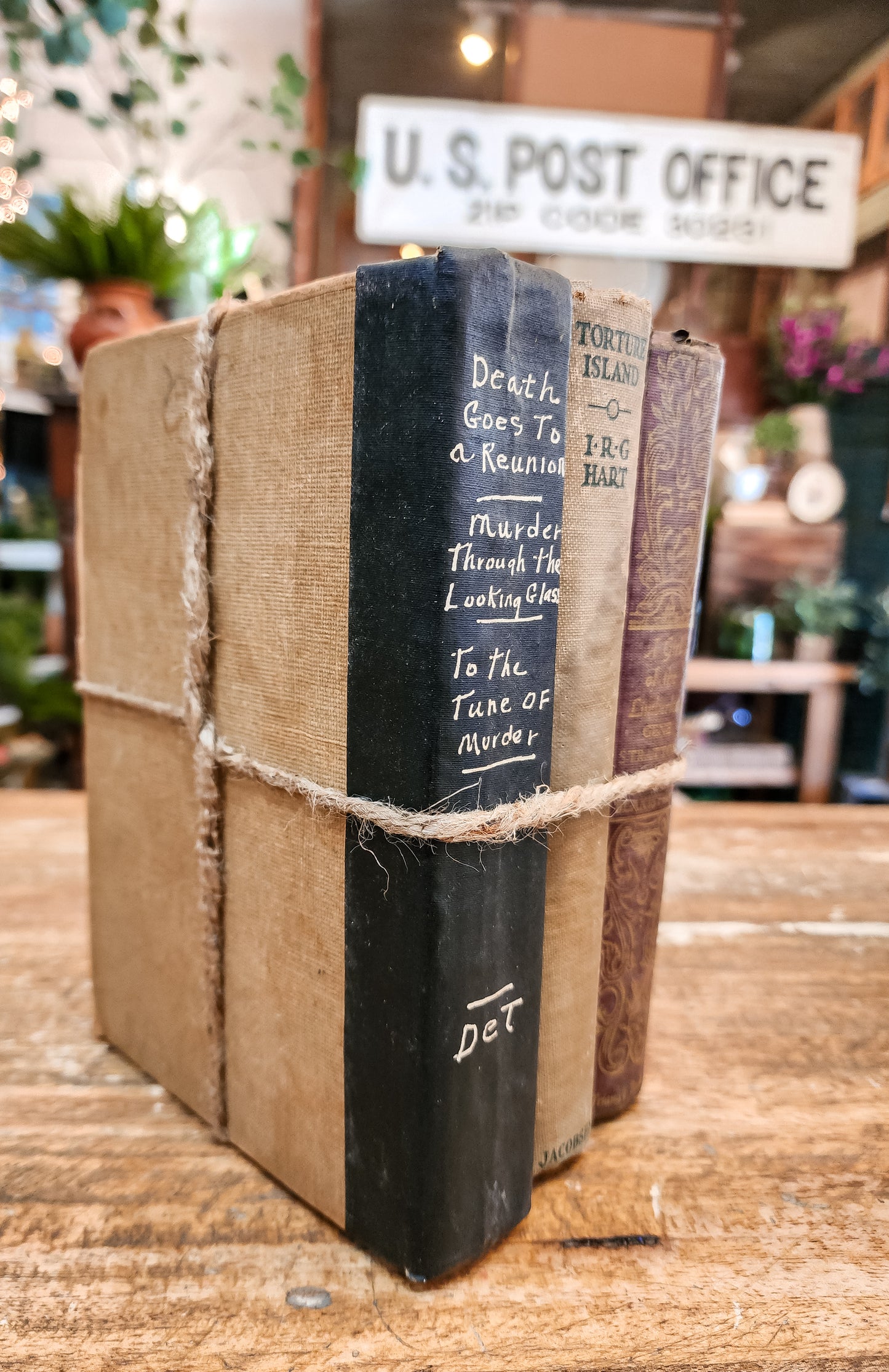 Stack Of 3 Books ( Tan Black + Red)