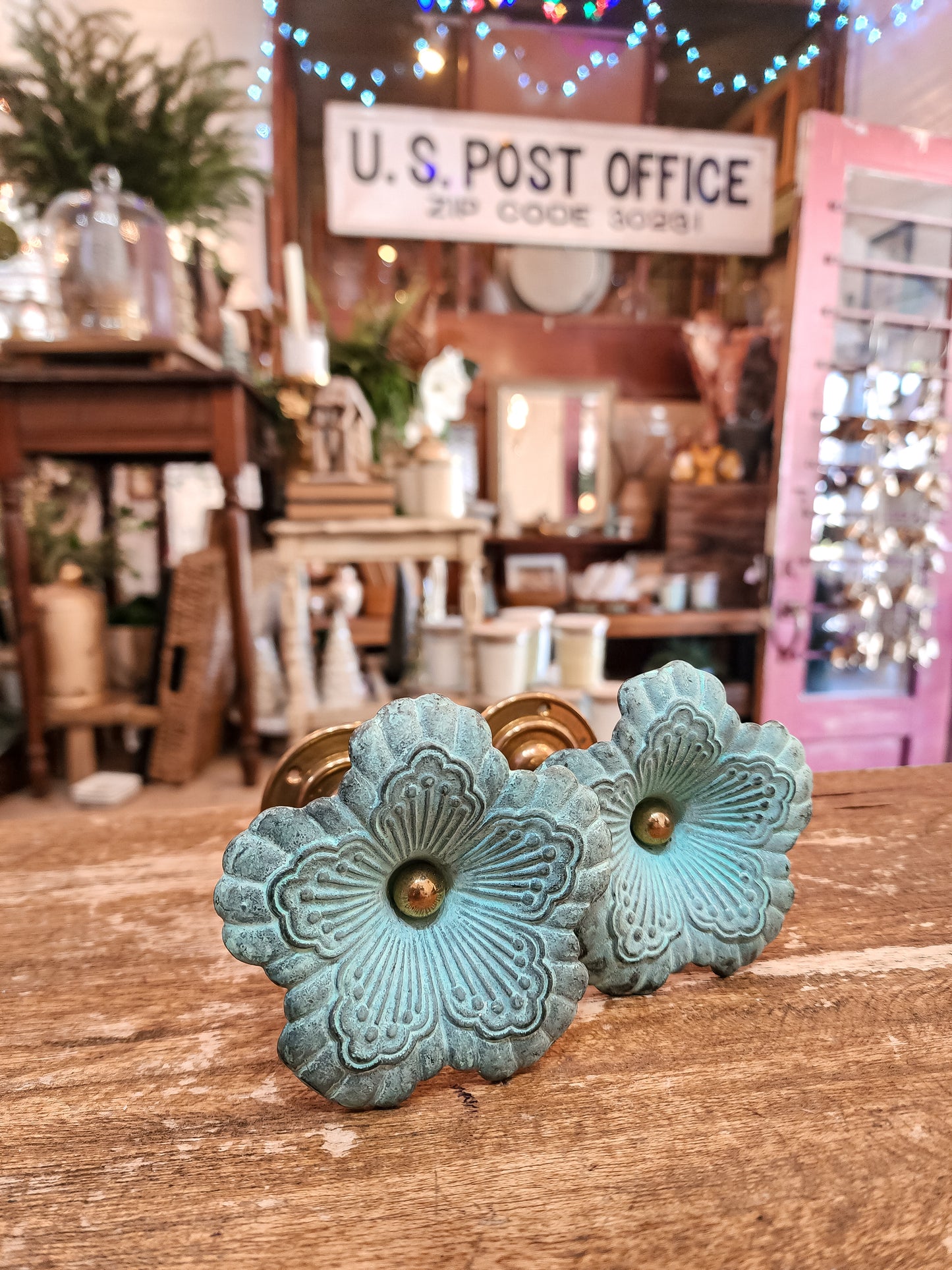 Set of 2 Brass Curtain Tie Backs