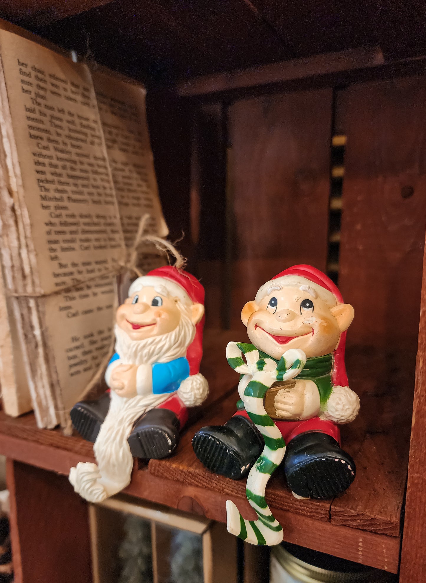 Vintage 1986 Nationwide Earl & Ralph Elf Stocking Holder