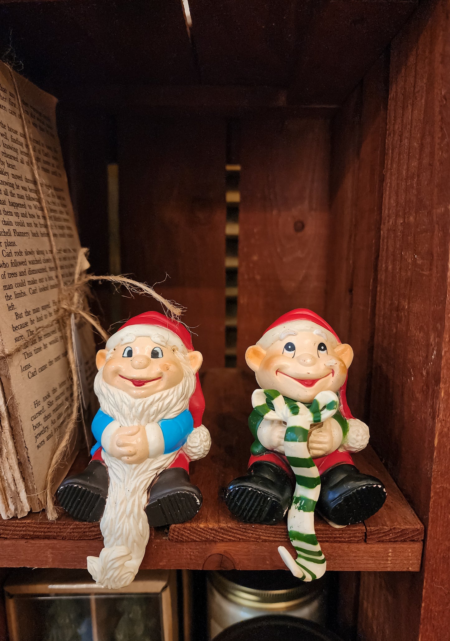 Vintage 1986 Nationwide Earl & Ralph Elf Stocking Holder