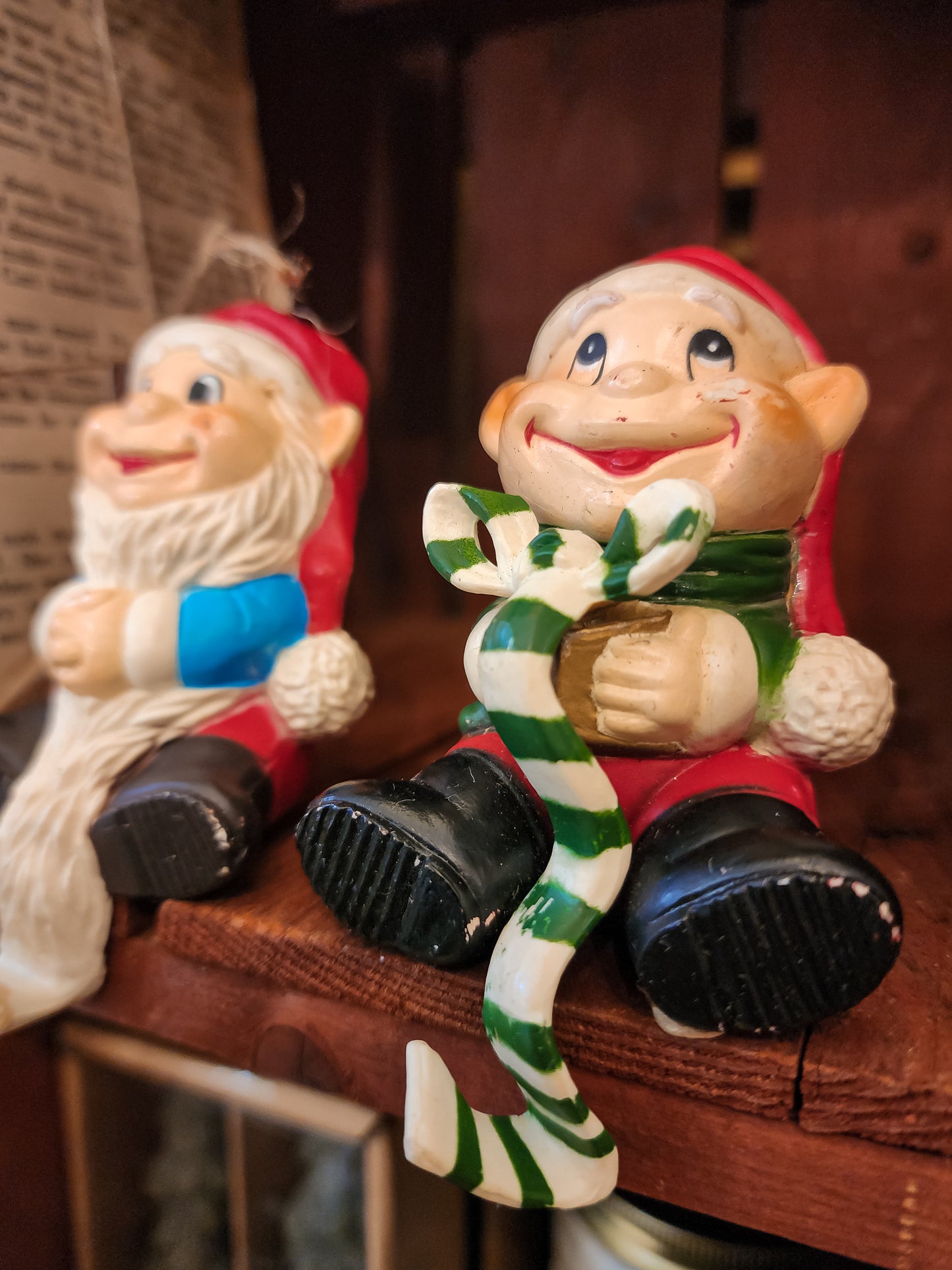 Vintage 1986 Nationwide Earl & Ralph Elf Stocking Holder