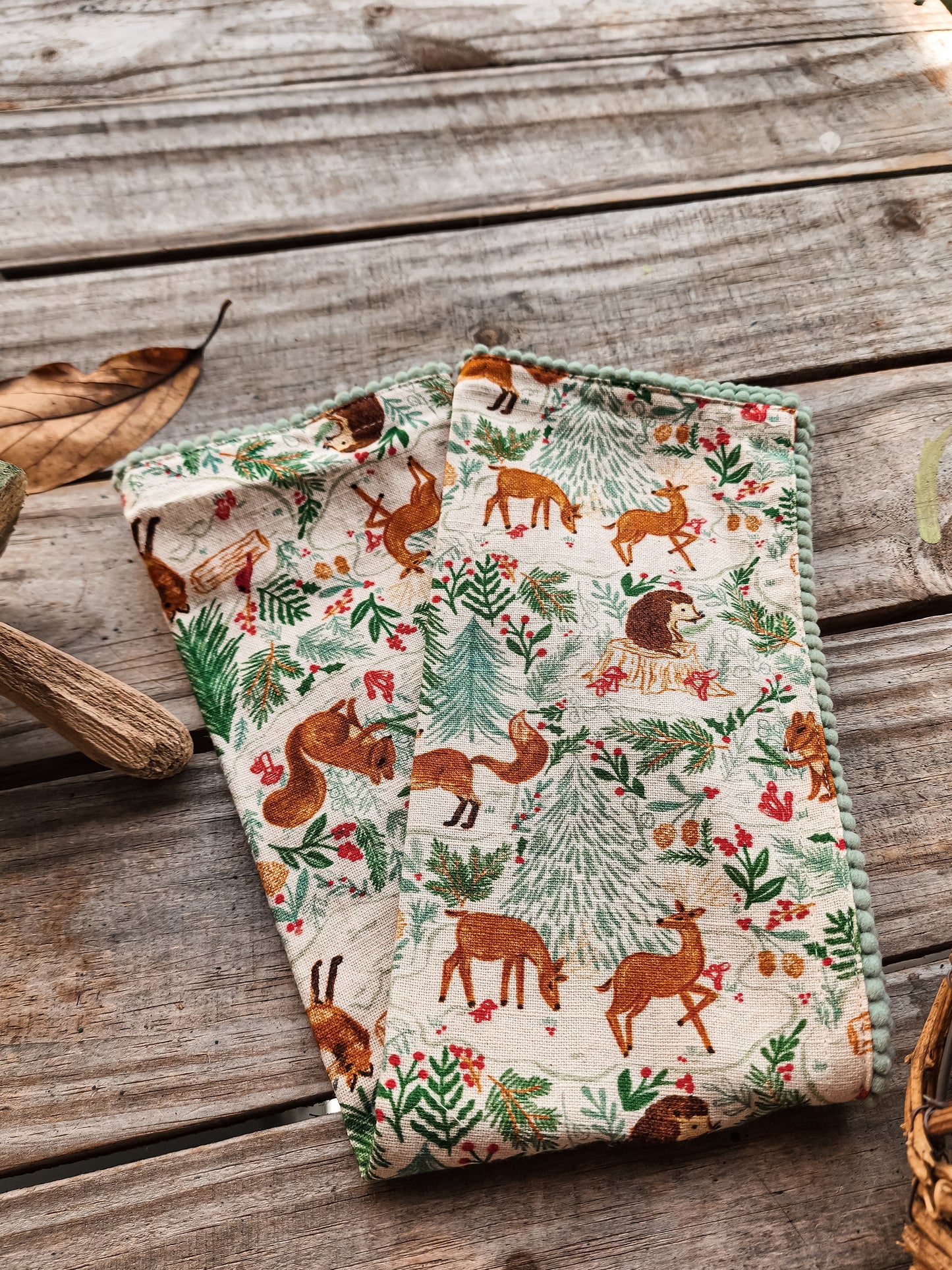 Whimsical Wildlife Napkins (Set of 4)