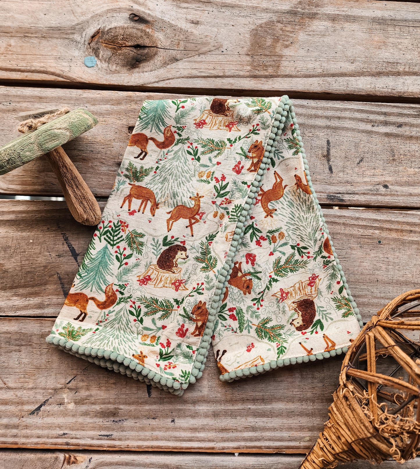 Whimsical Wildlife Napkins (Set of 4)