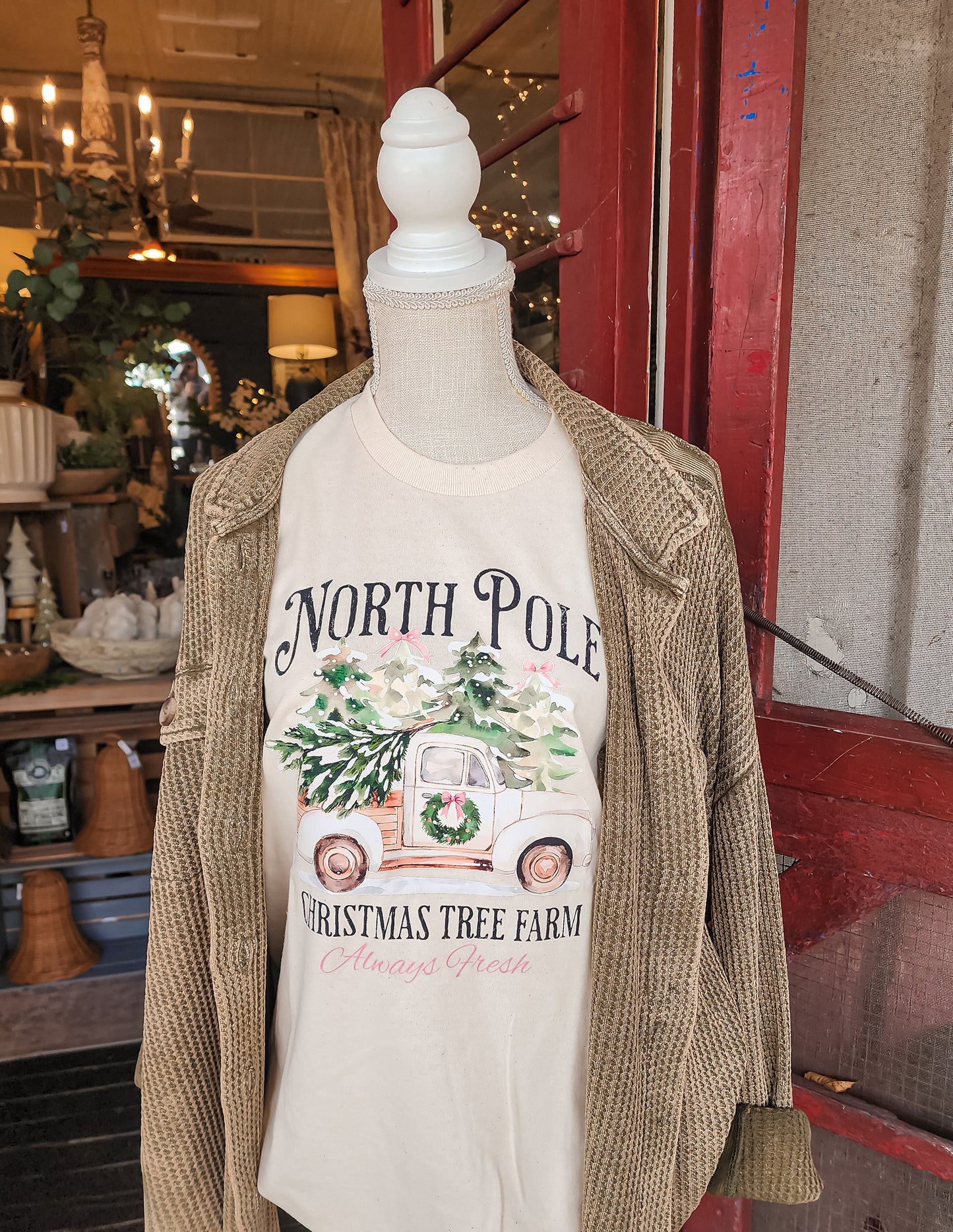 North Pole Tree Farm Tee