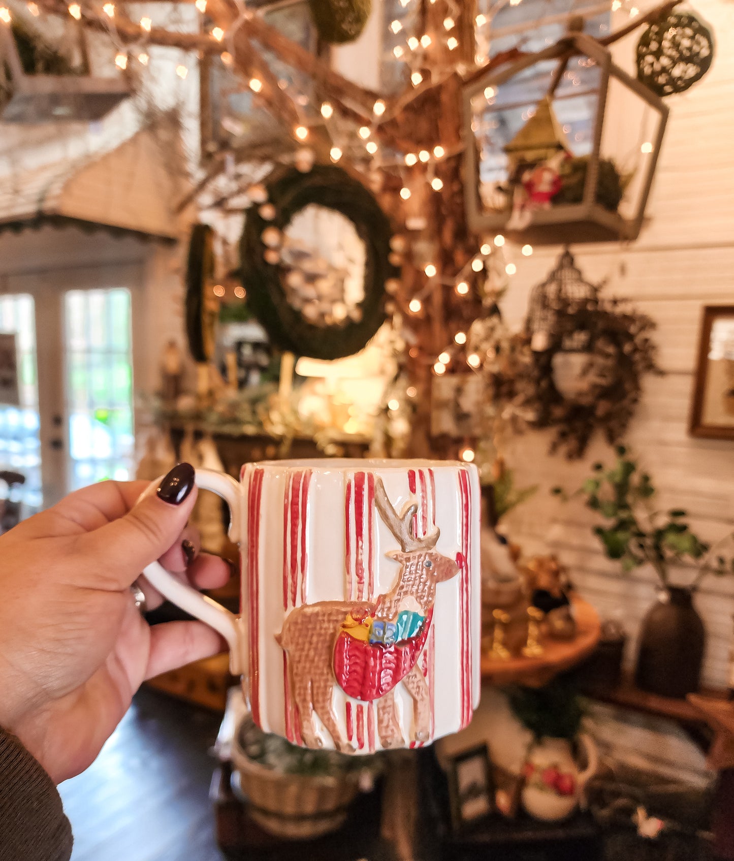 Stoneware Christmas Mug