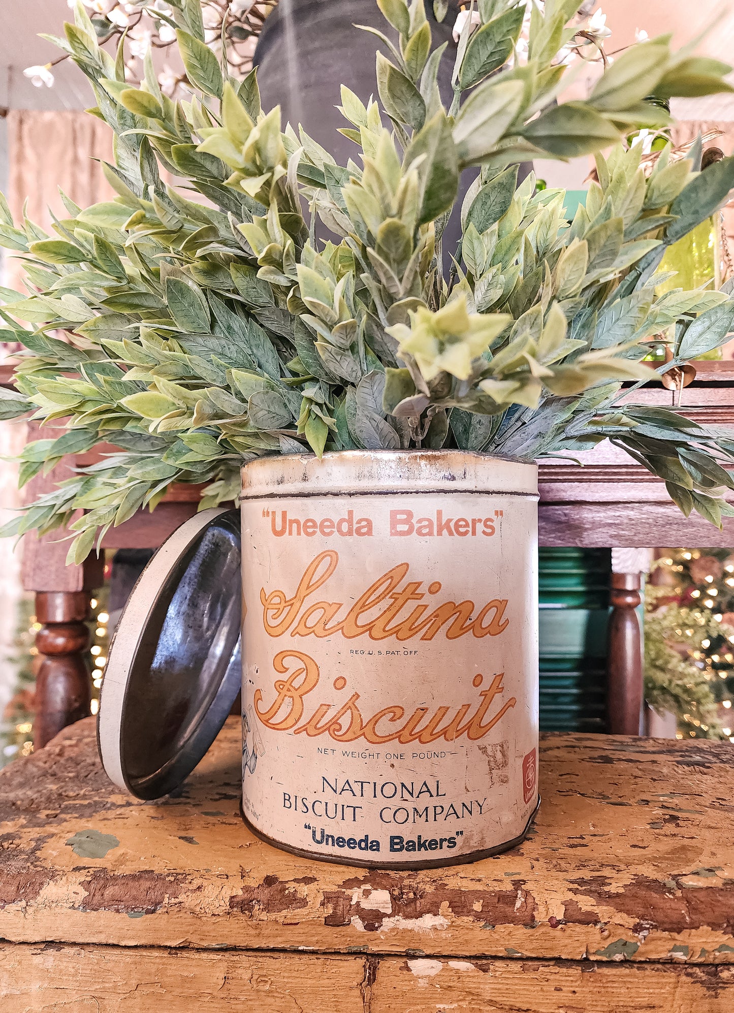 Saltina Biscuit Tin