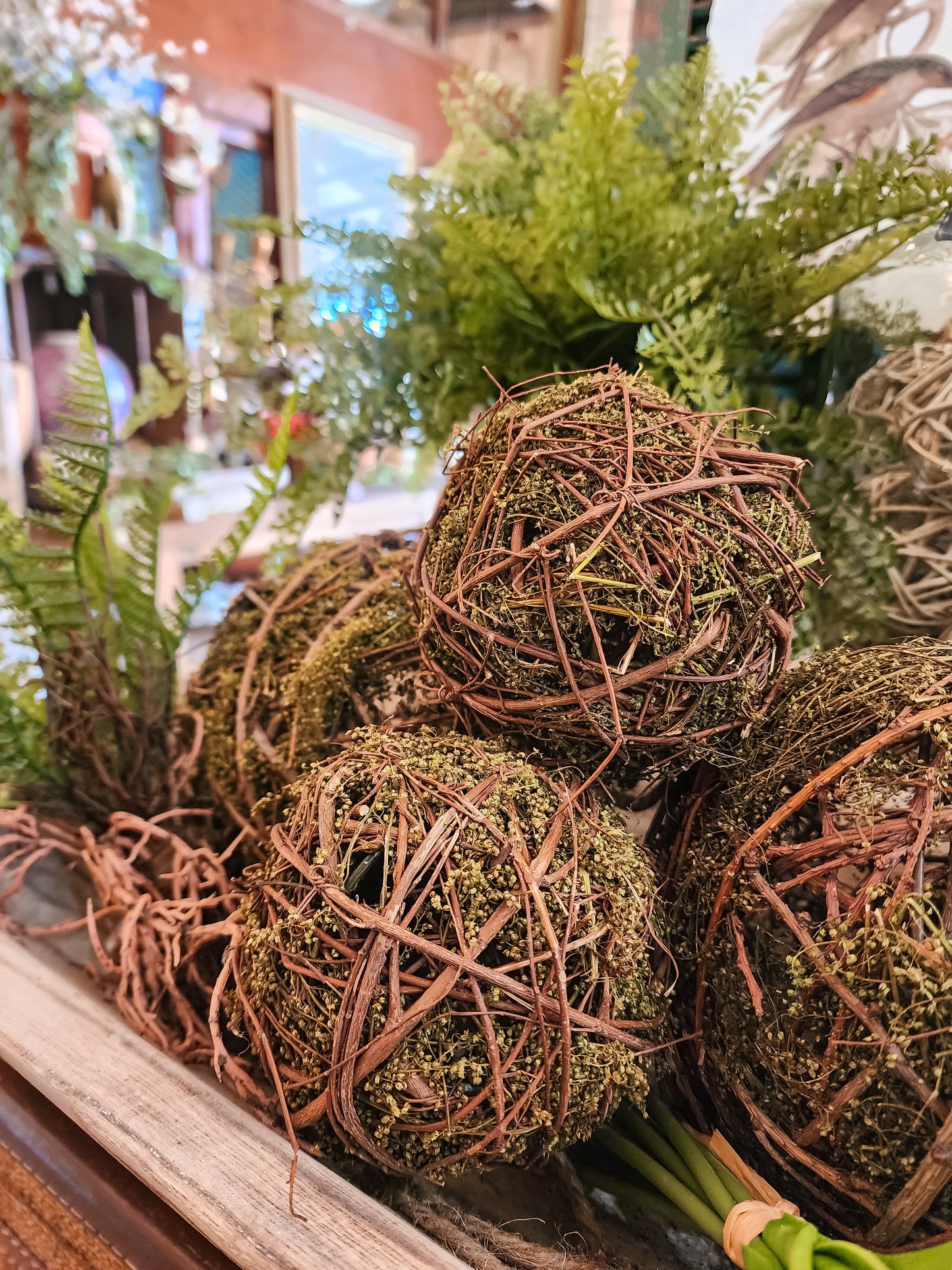 4" Twig Sweet Annie Vine Orb