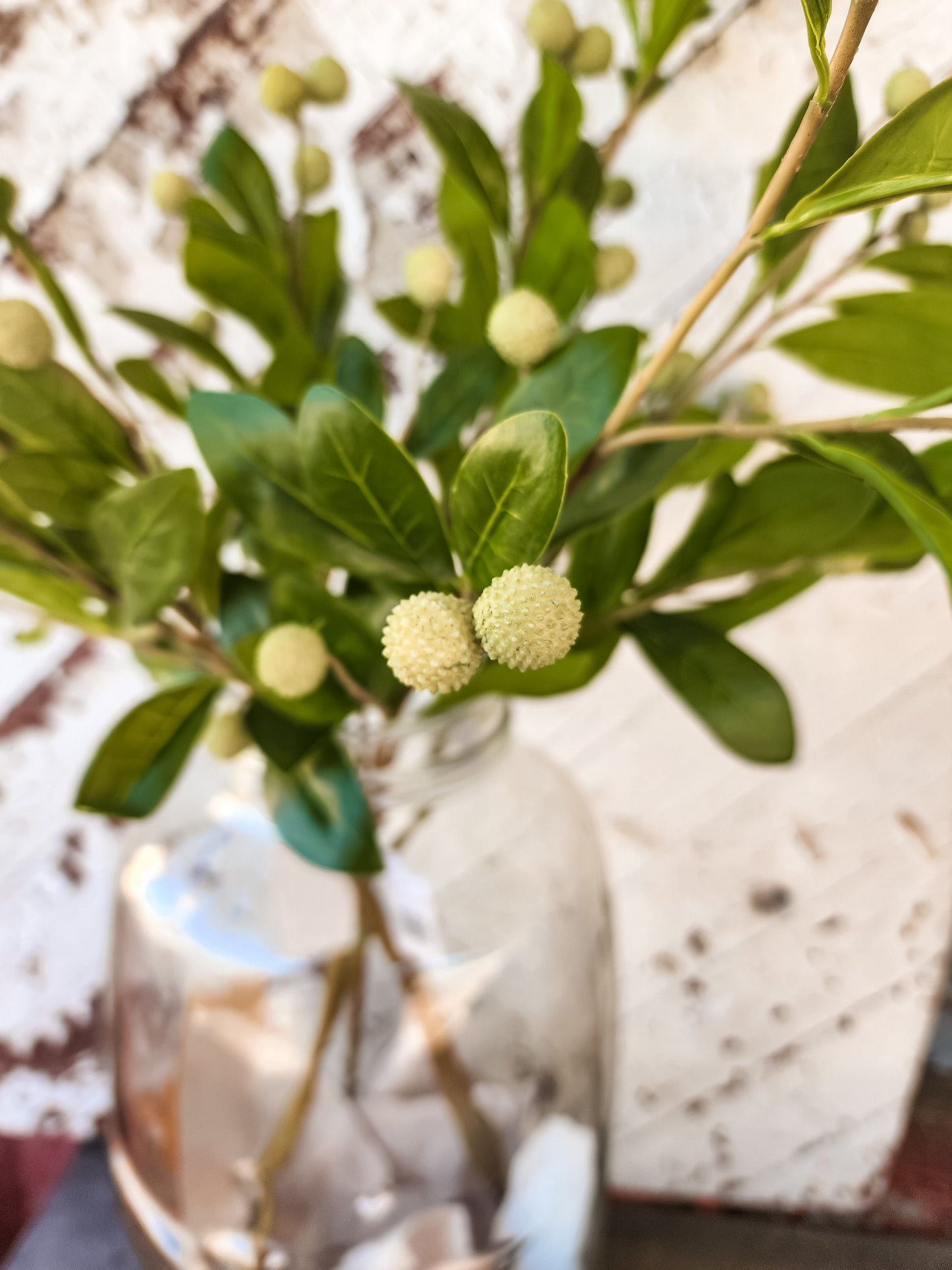 Green Berry Pod Stem