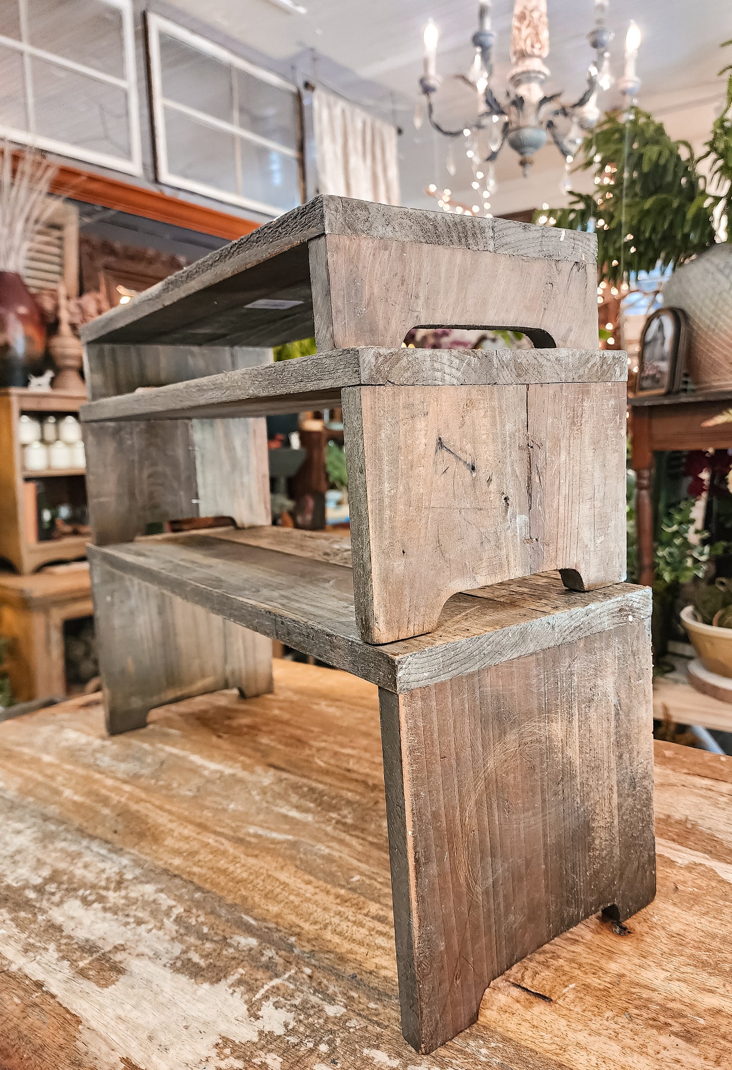 Reclaimed Long Wood Risers