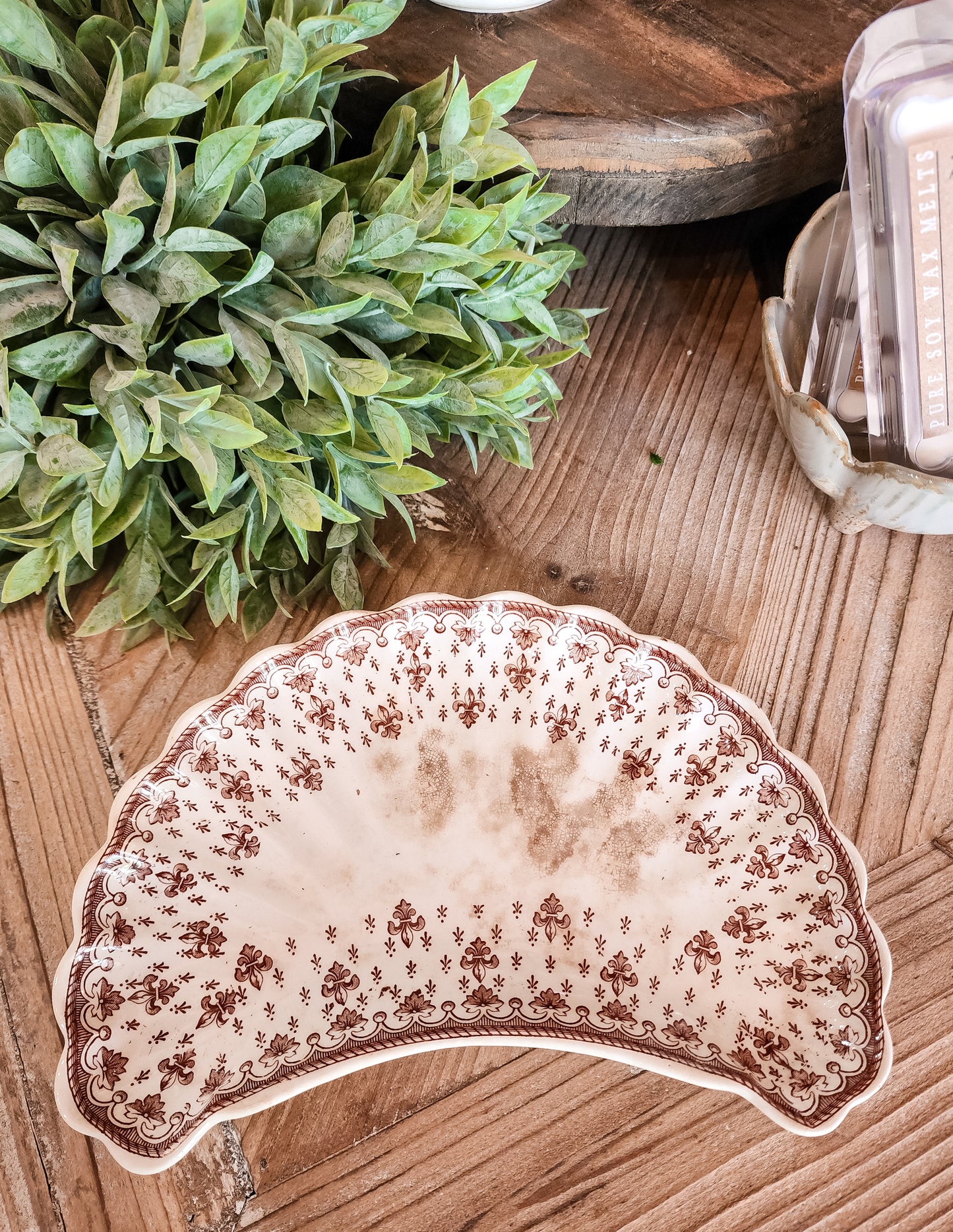 (Spode) Crescent Dish