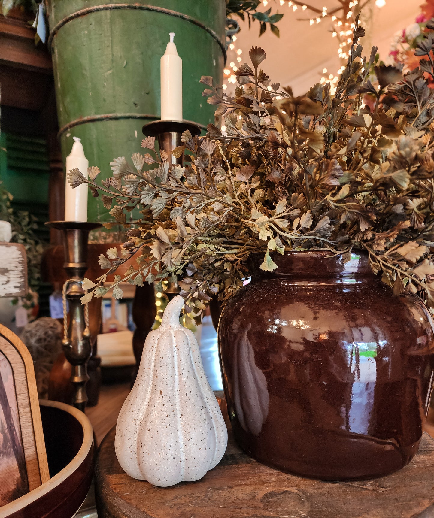 Speckled Stoneware Pumpkins (Assorted)