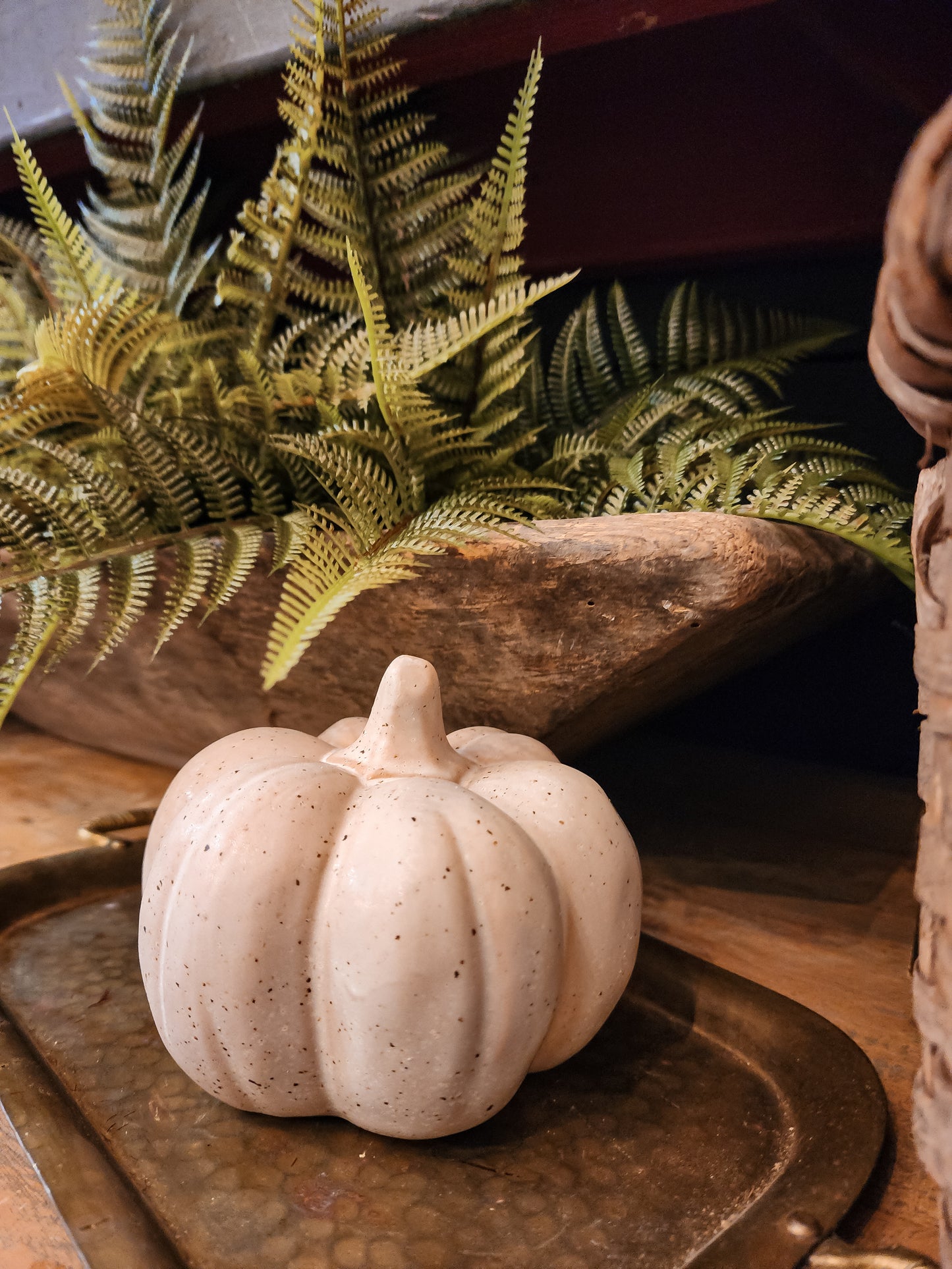 Speckled Stoneware Pumpkins (Assorted)