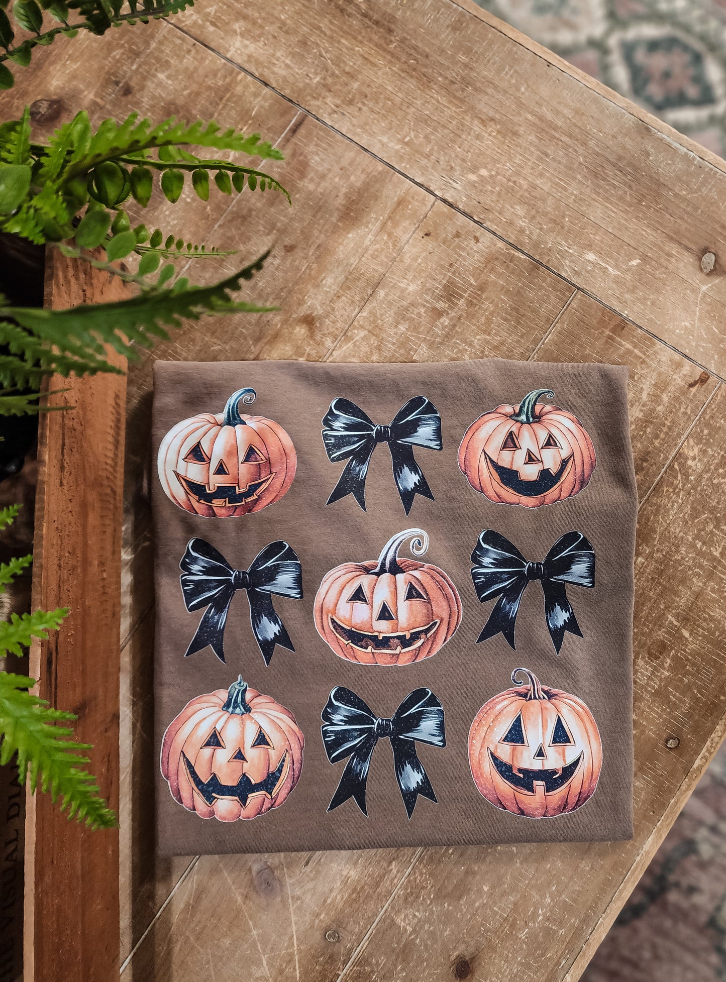 Pumpkin Coquette Bow (Espresso)