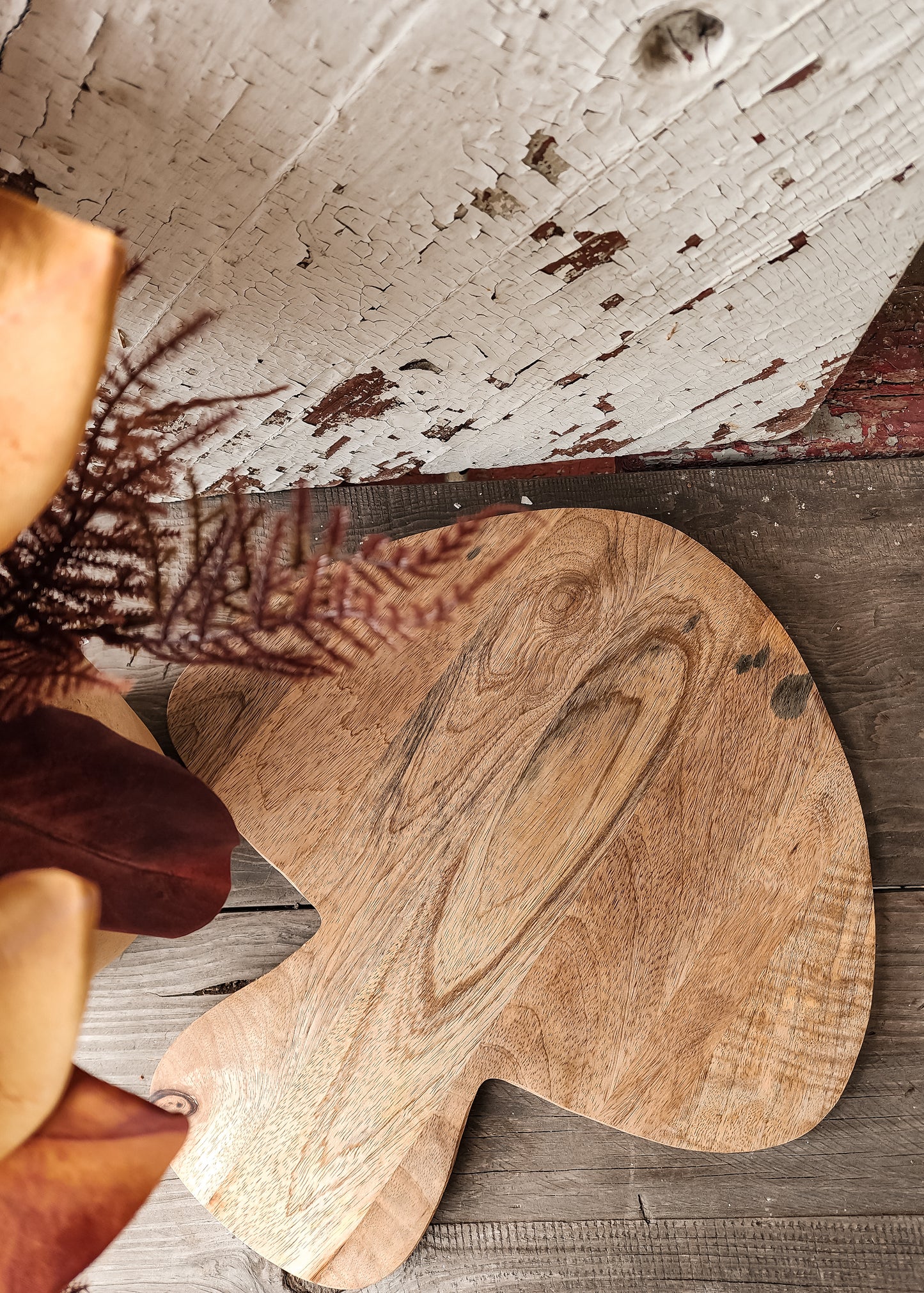 Wooden Mushroom Cutting/Layering Board