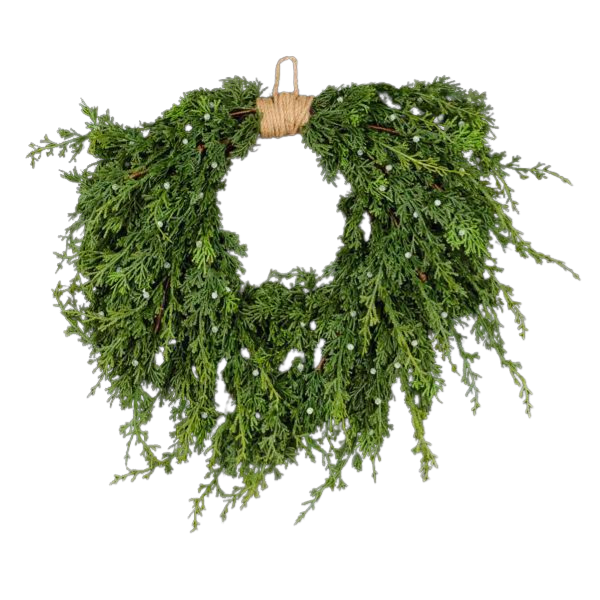 Juniper Berry Draping Wreath | Real Touch