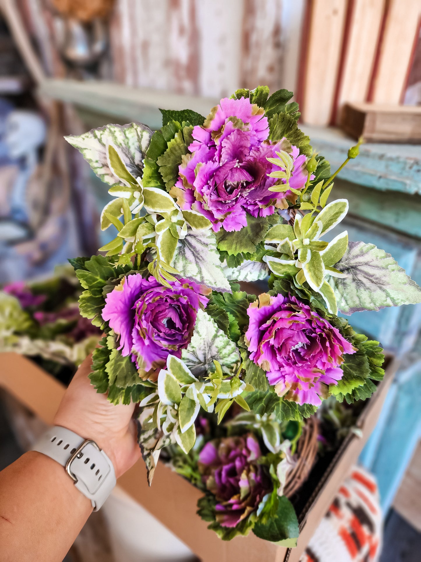 Purple Cabbage Candle Ring