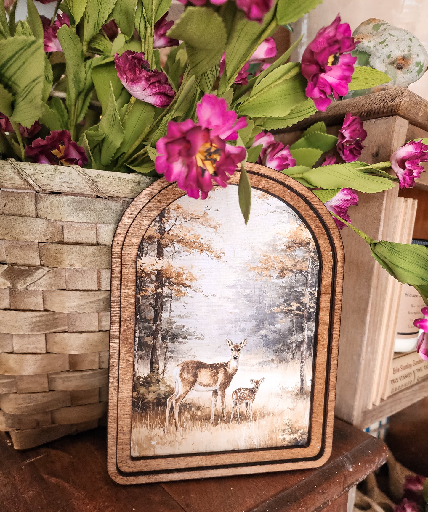 Arch Deer Framed Art