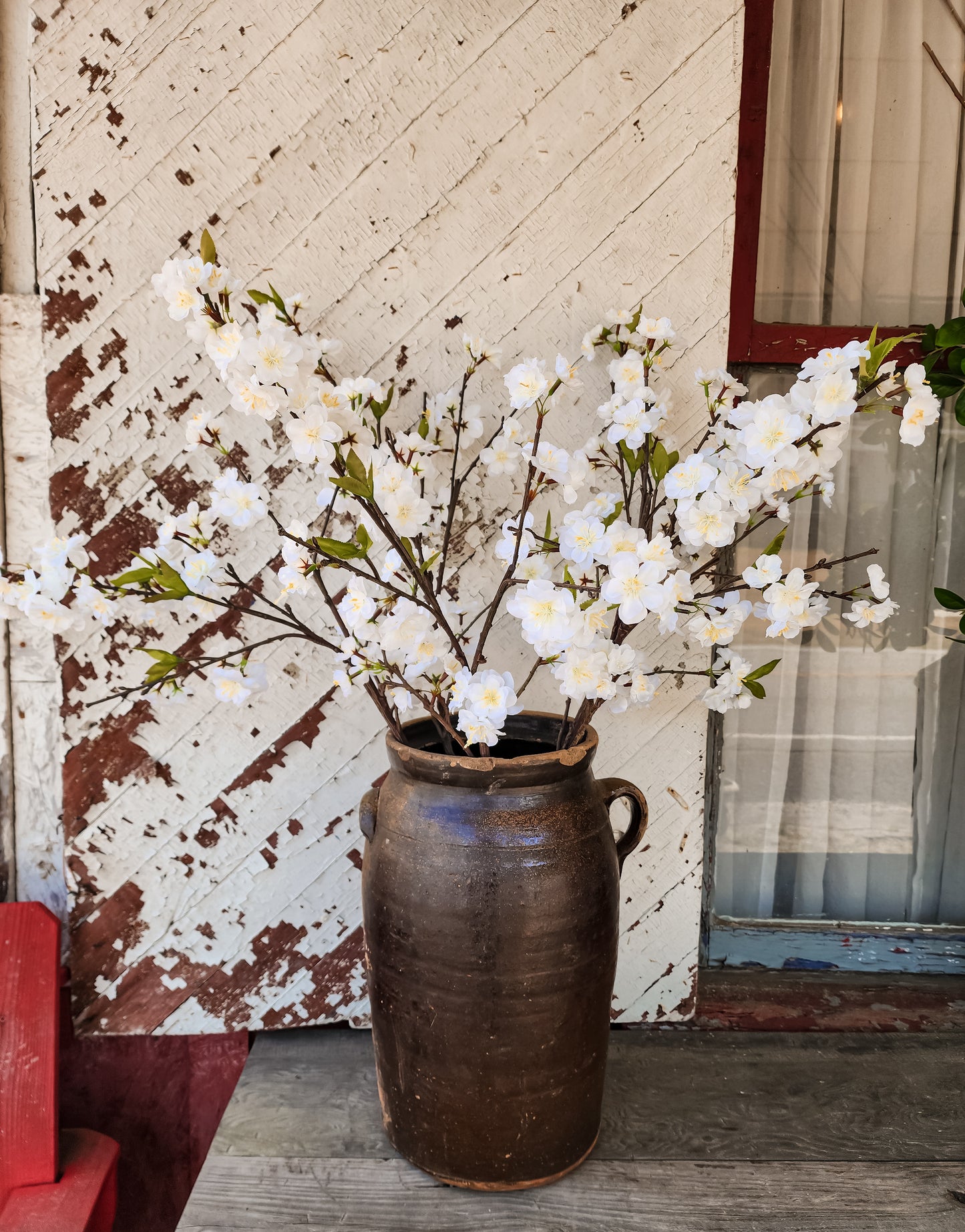 36" White Cherry Blossom