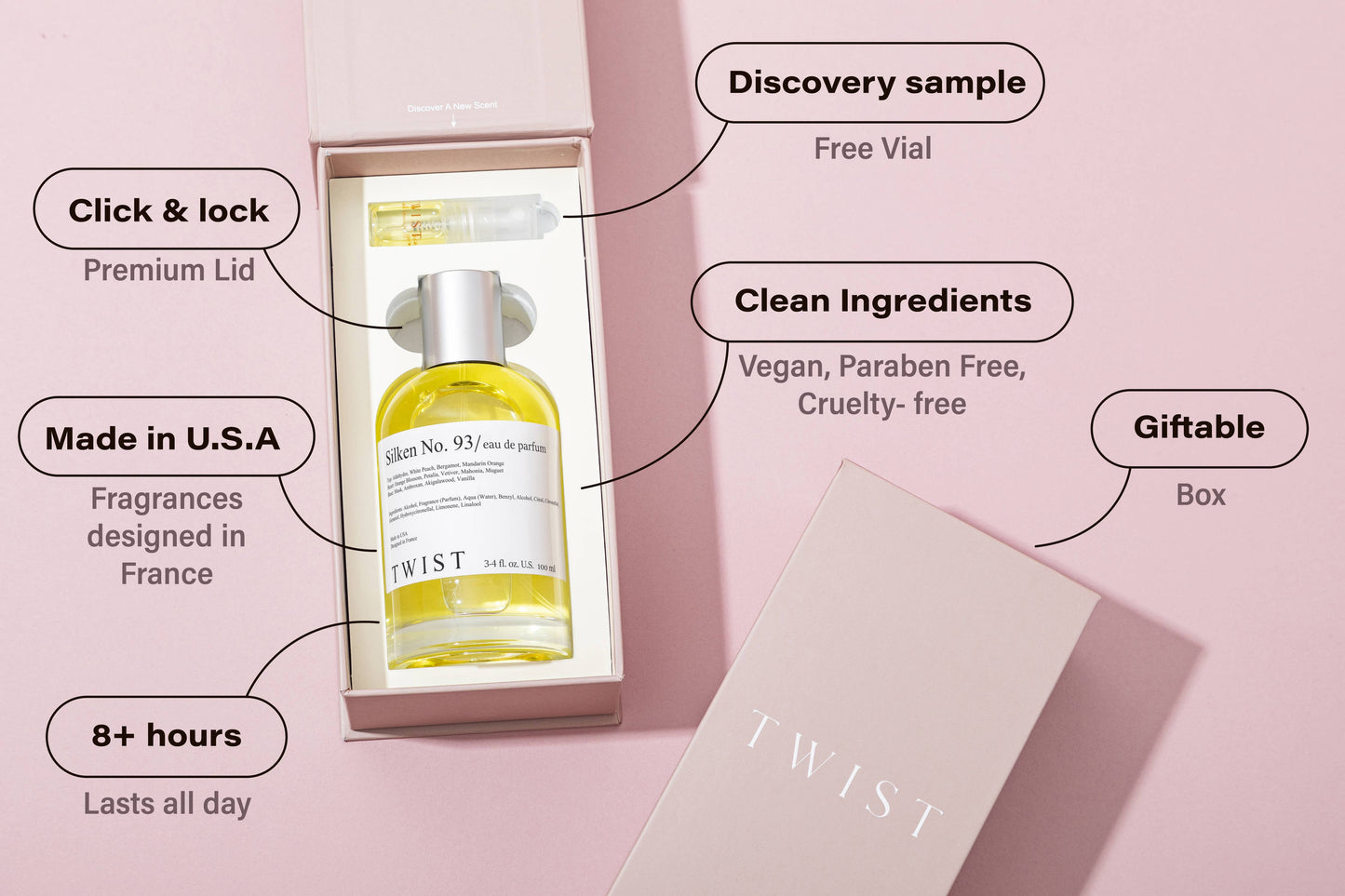 Twist Silken No. 93 Inspired by Perfume D. Marly's Valaya