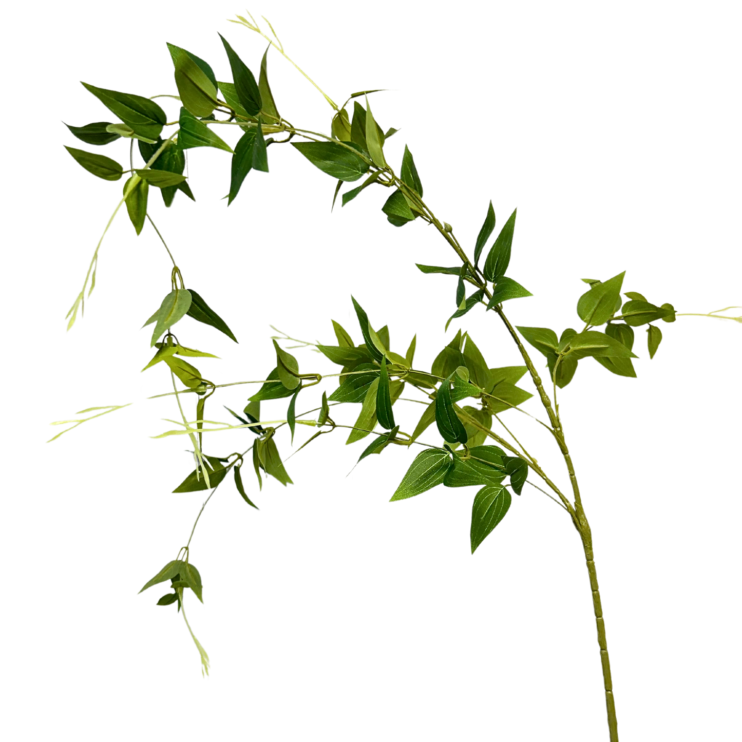 46” Clematis Leaf Spray - Two Toned Green