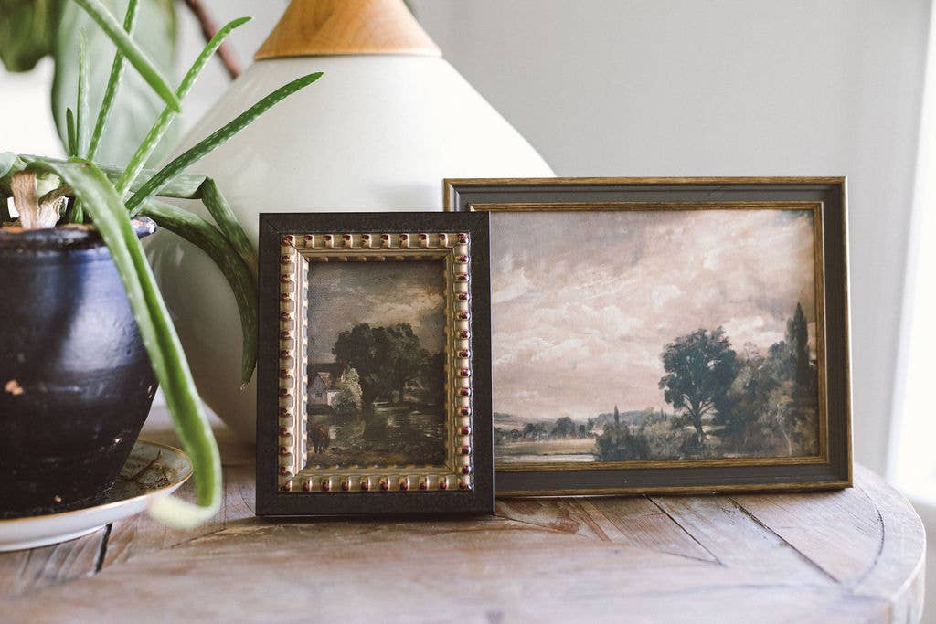The Fisher's House Framed Antique Art: 6x4