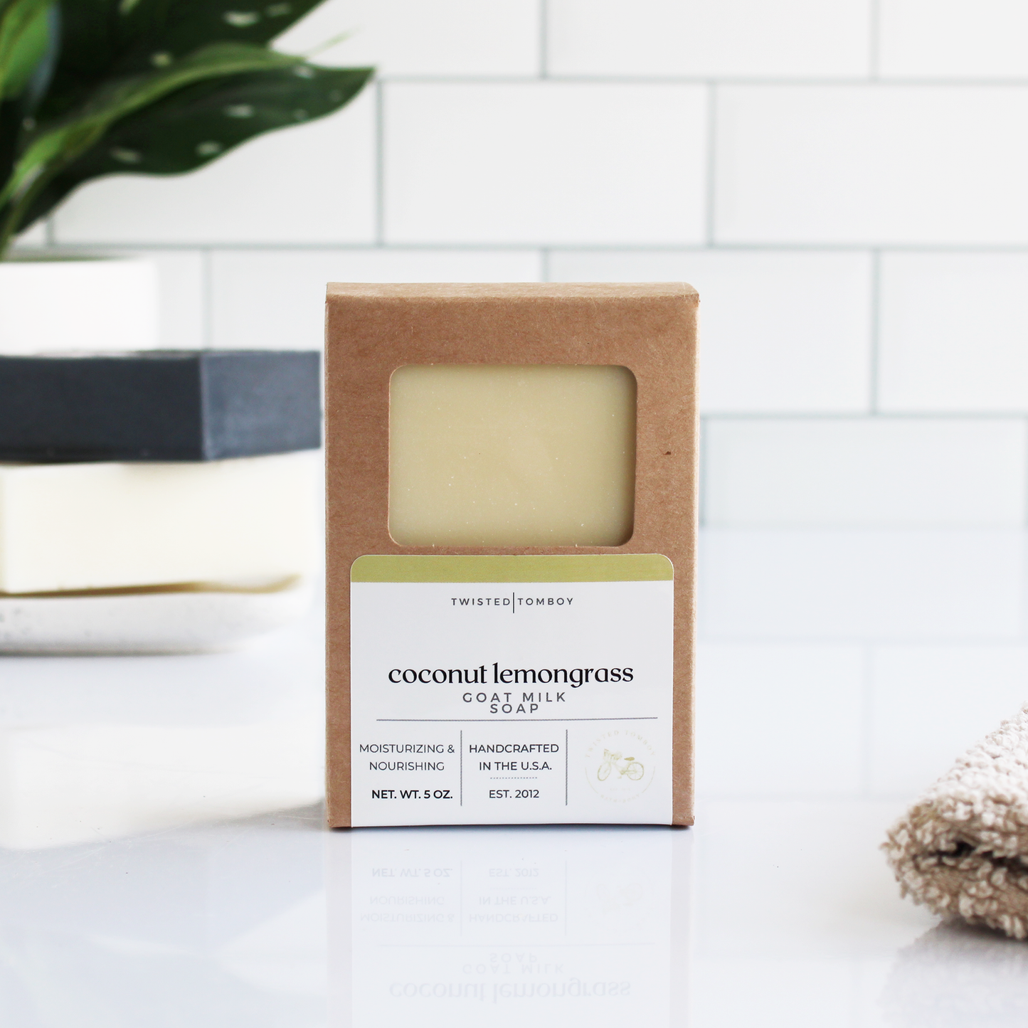 Coconut+Lemongrass Handcrafted Goat Milk Soaps
