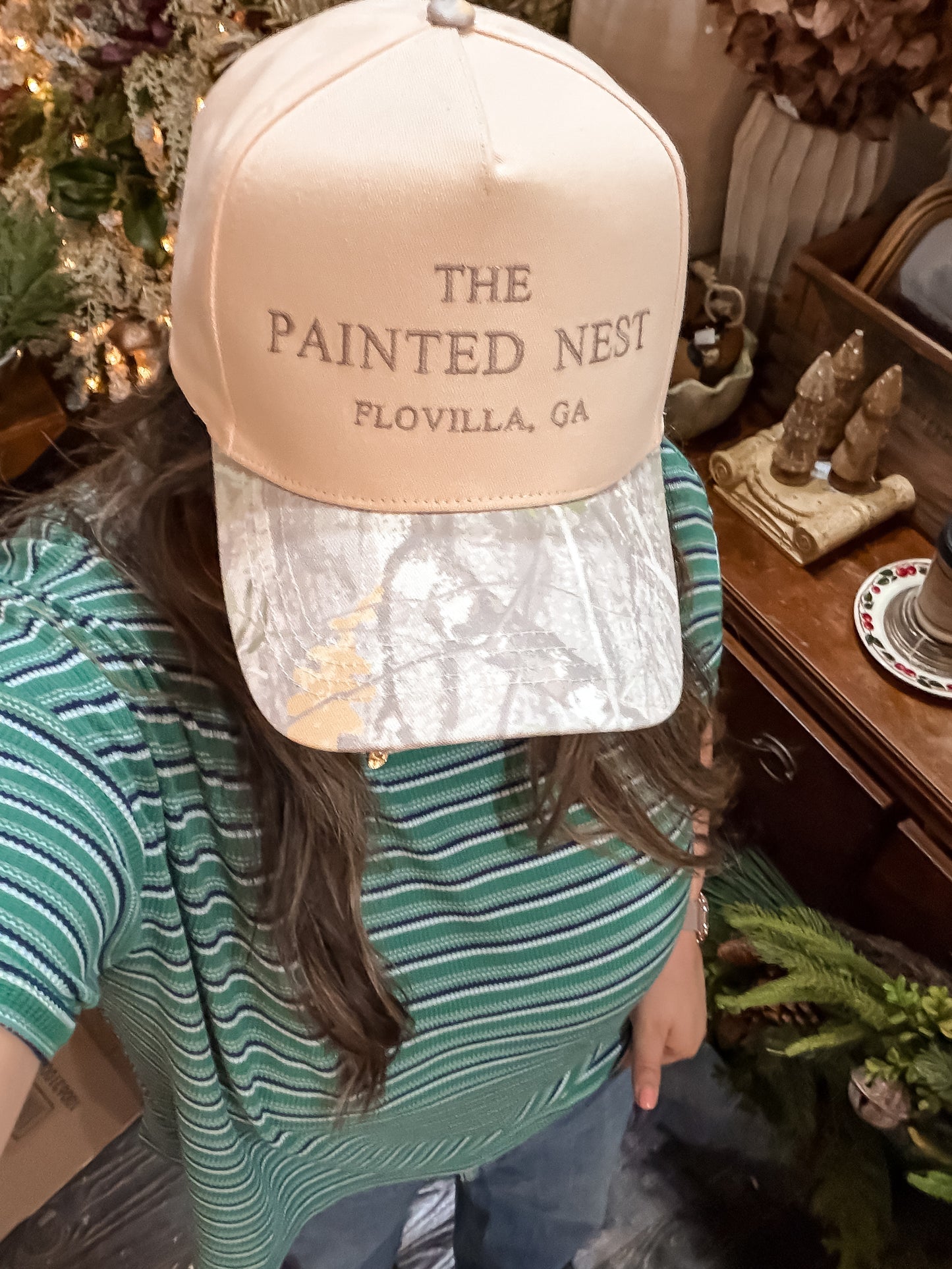 The Painted Nest Faded Camo Ball Cap (PRE ORDER)