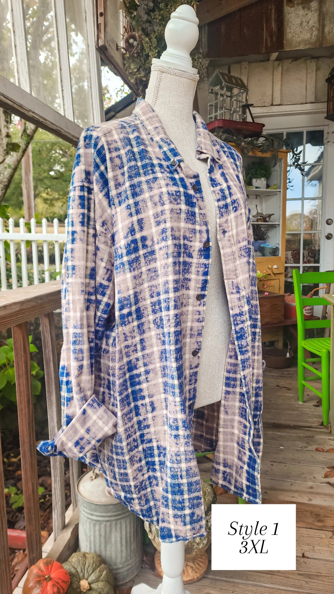 Bleached Out Flannel (3XL)