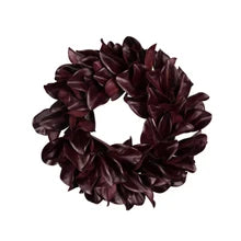 Magnolia Leaf Wreath Merlot