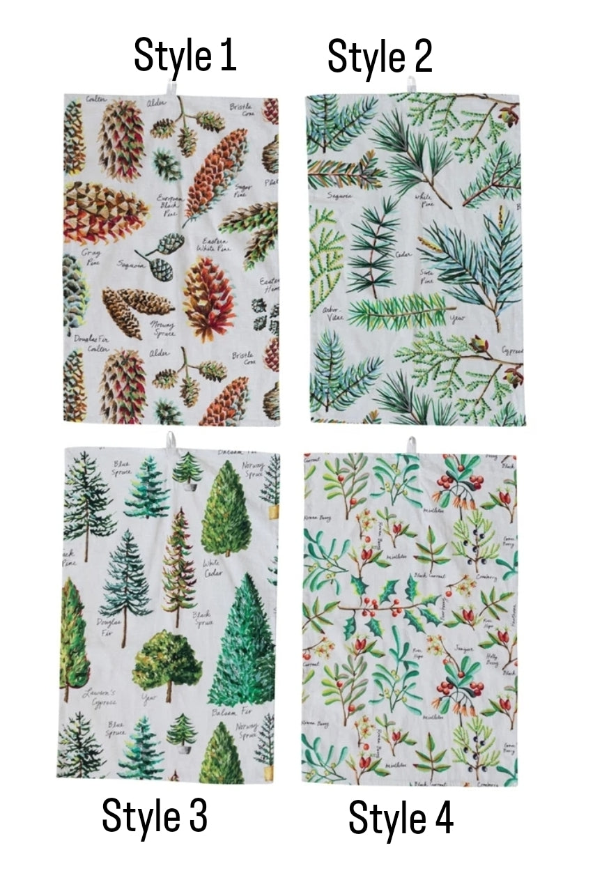 Evergreen Dish Towels