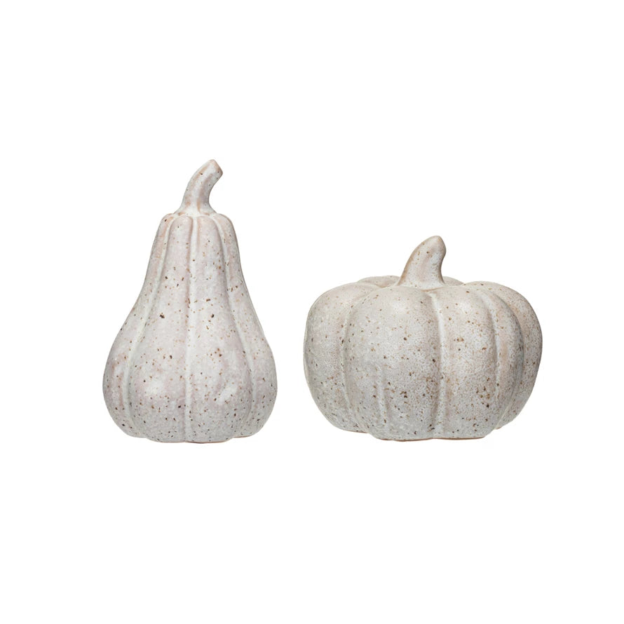 Speckled Stoneware Pumpkins (Assorted)