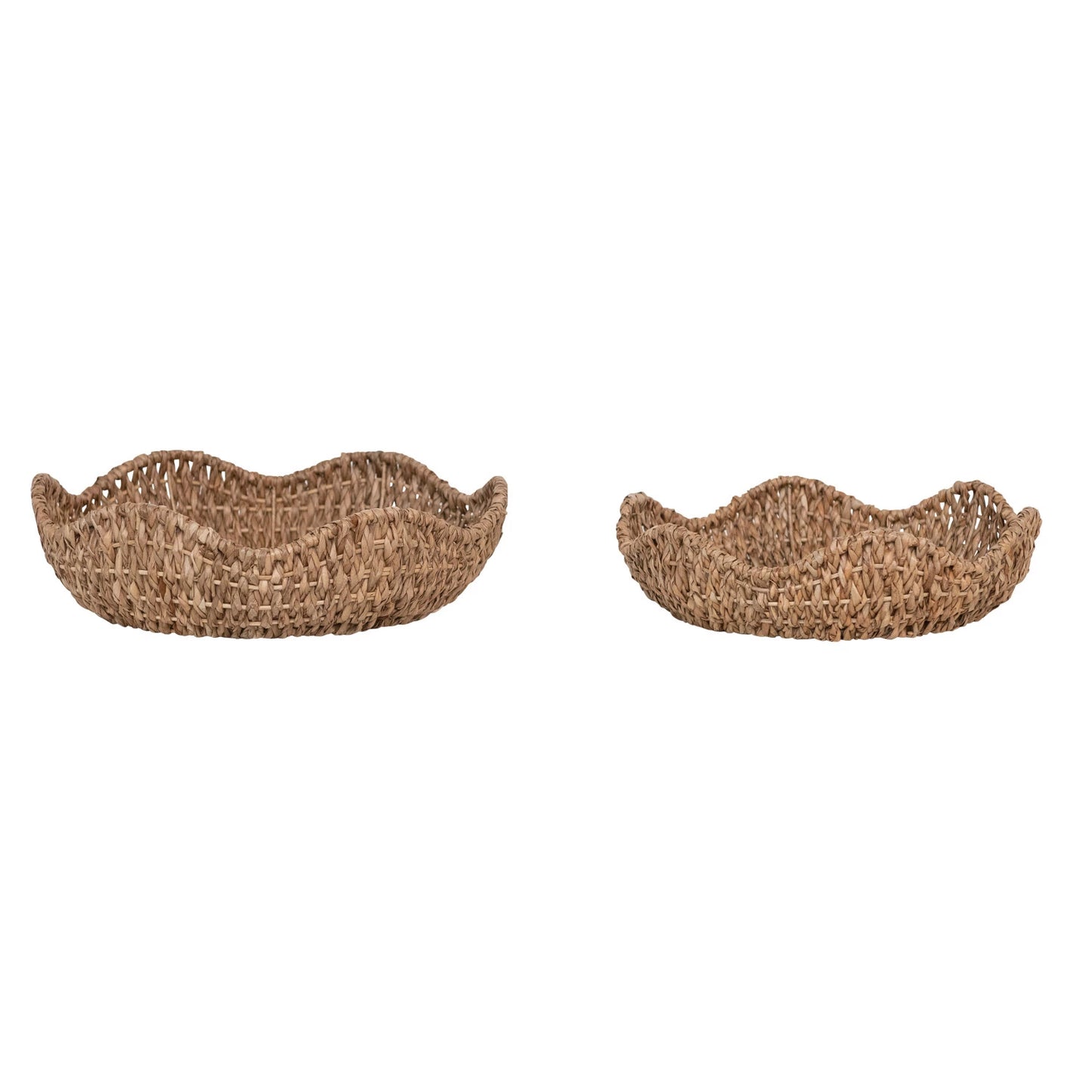 Braided Bankuan Bowls with Scalloped Edge