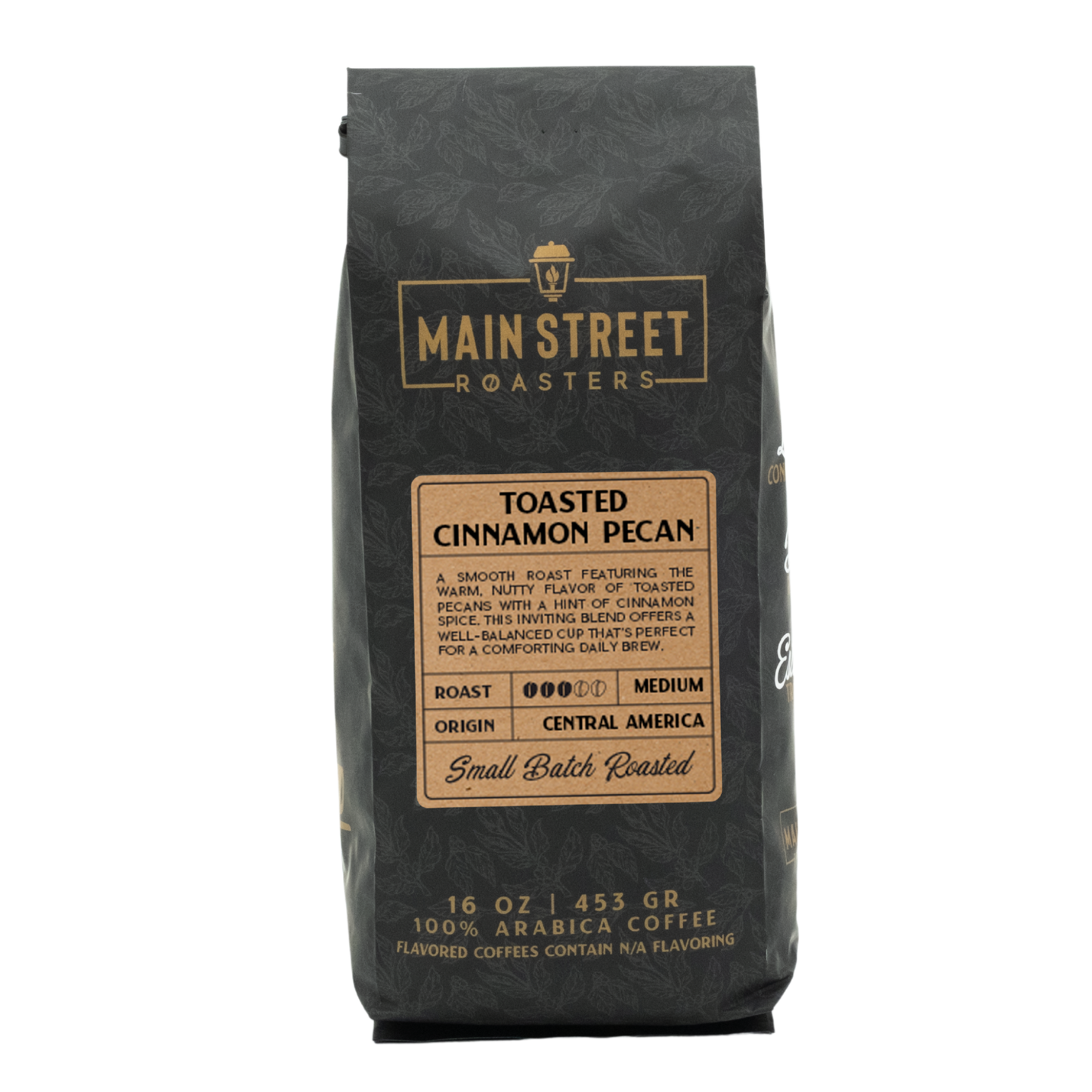 Toasted Cinnamon Pecan Flavored Coffee: Regular / Auto Drip / 10 oz