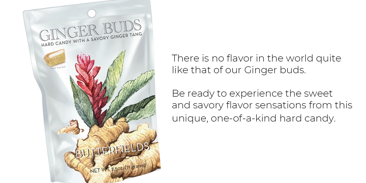 Ginger Buds Hard Candy 2.5oz
