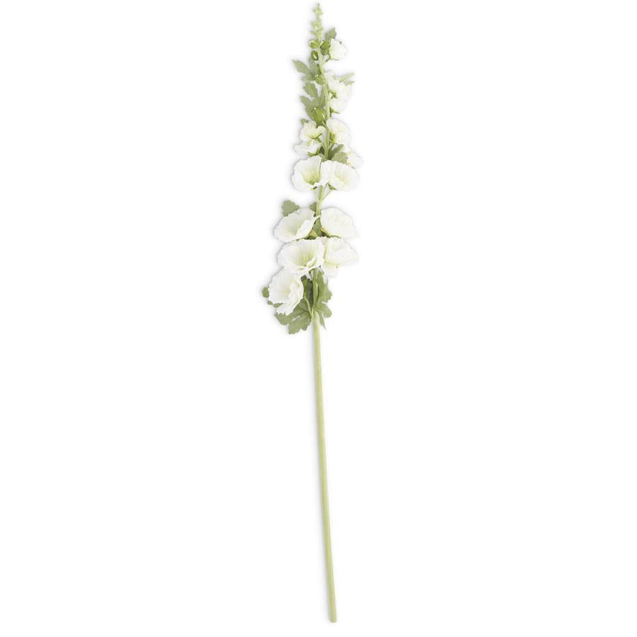White Hollyhocks Stem