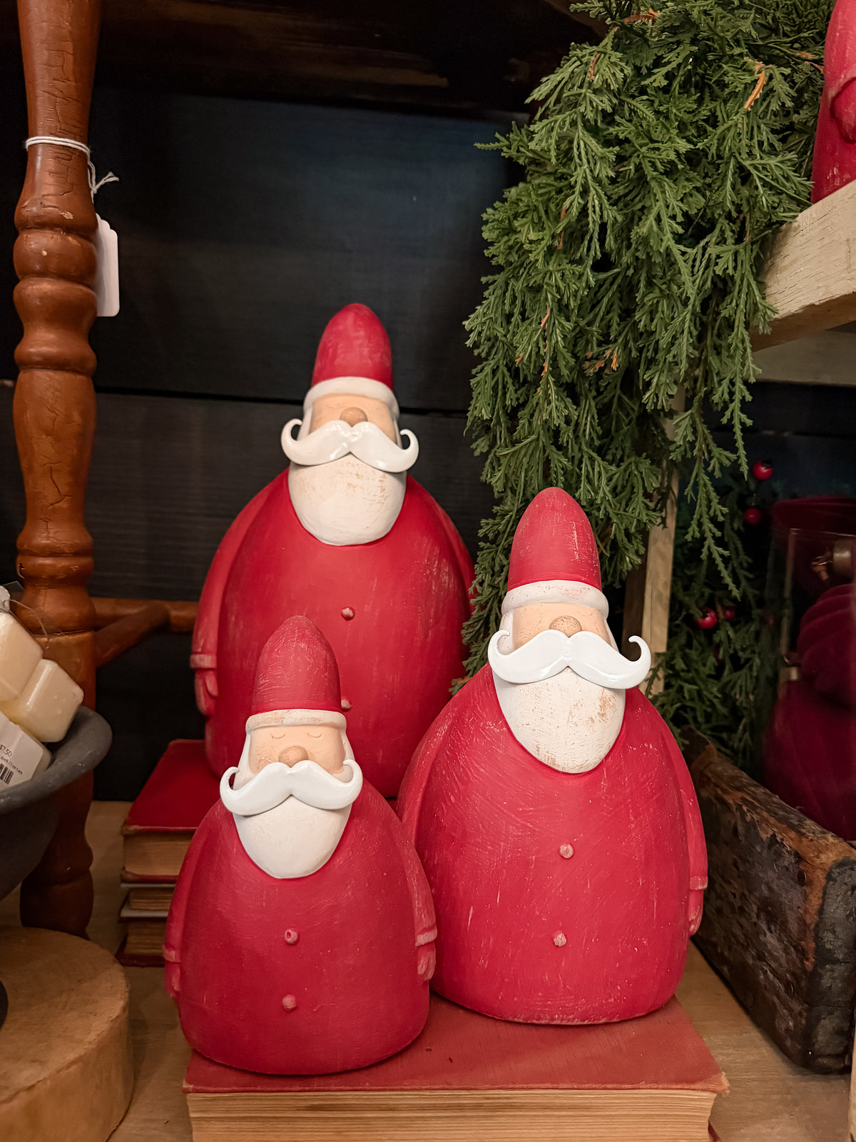 Cement Santa Bust