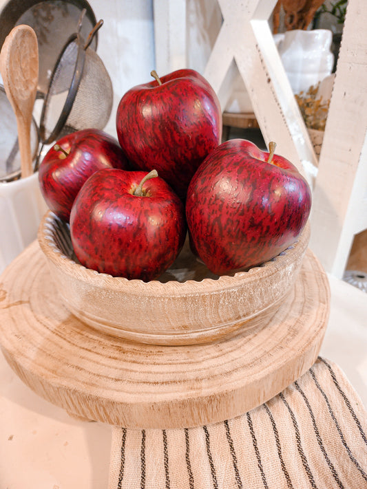 Faux Decorative Apples