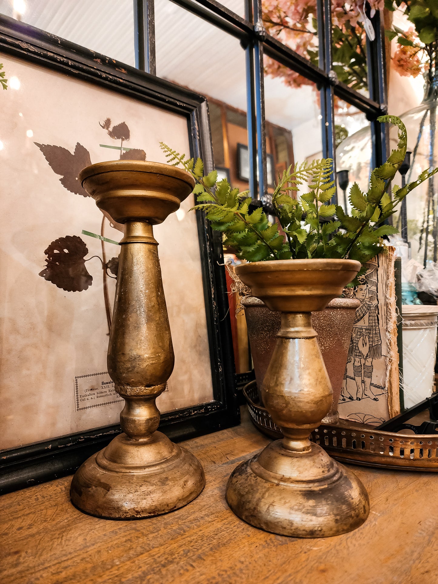 Harbor Gold Candle Stands
