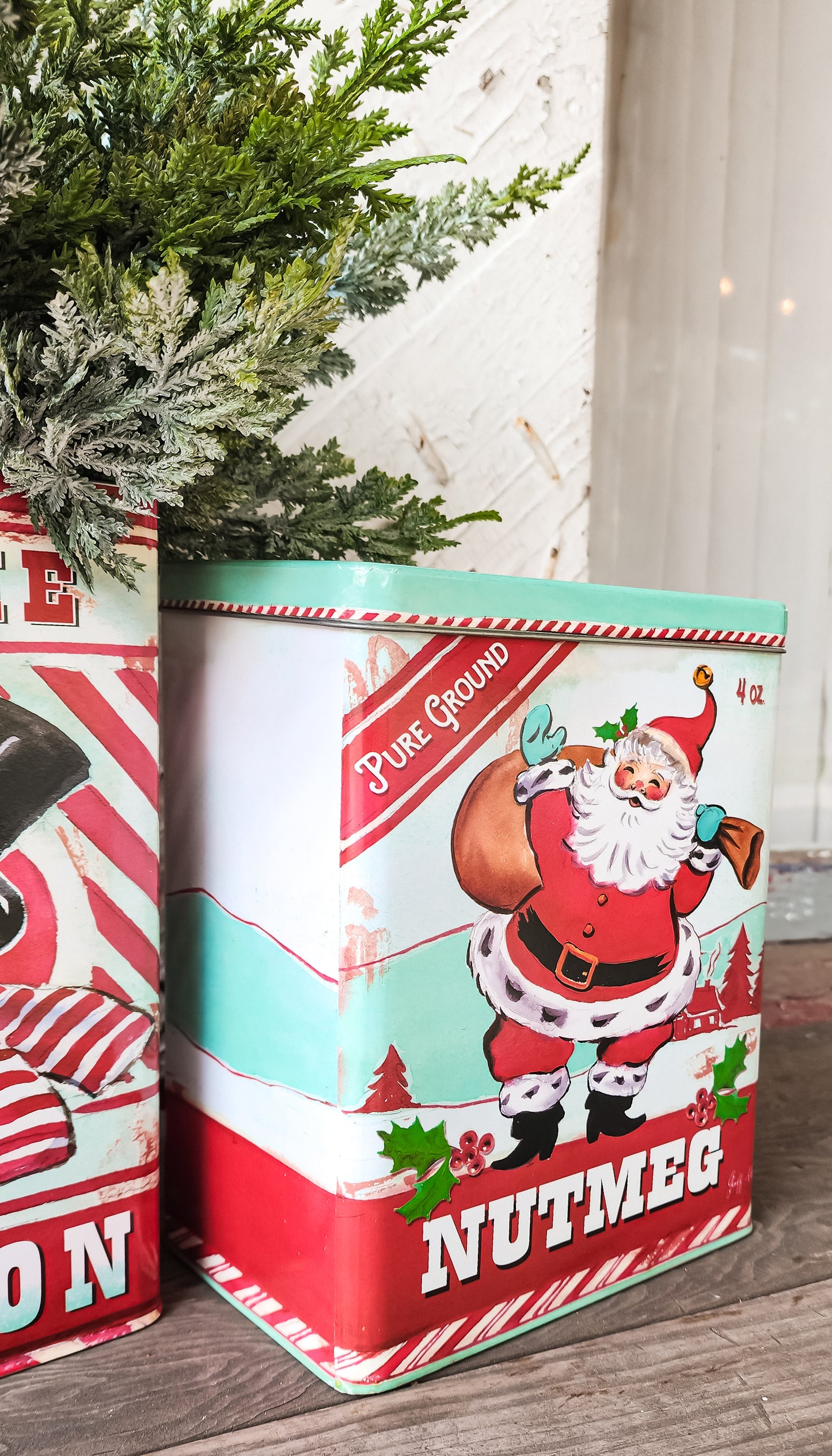 Santa's Kitchen Canisters