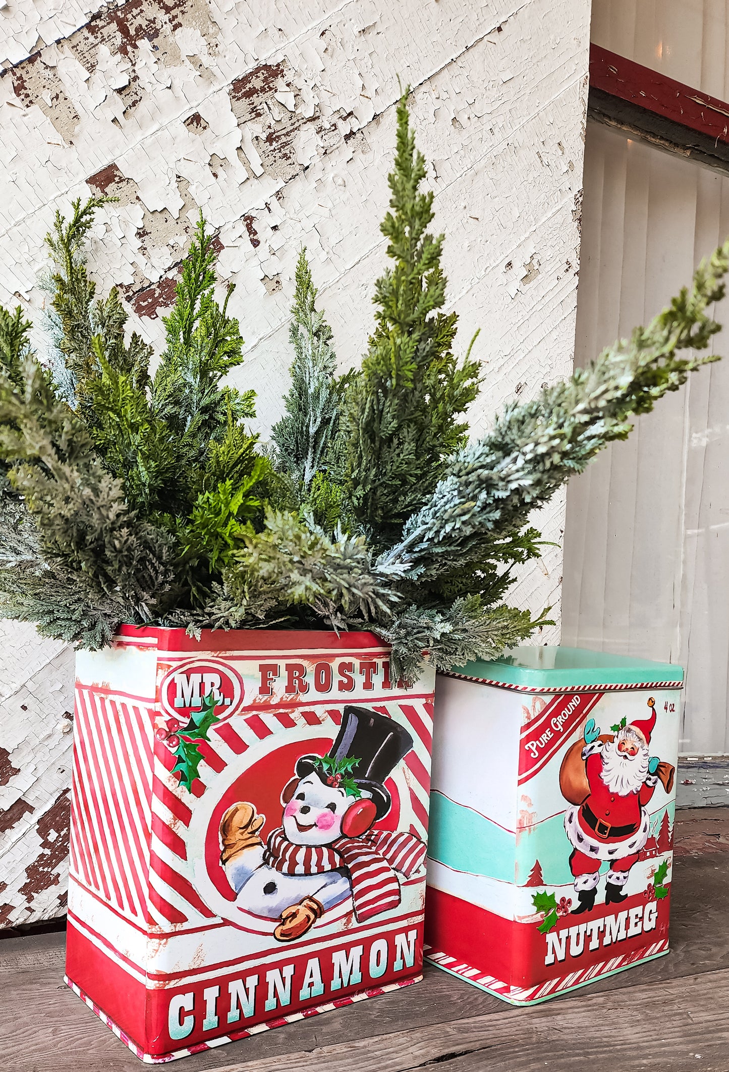 Santa's Kitchen Canisters