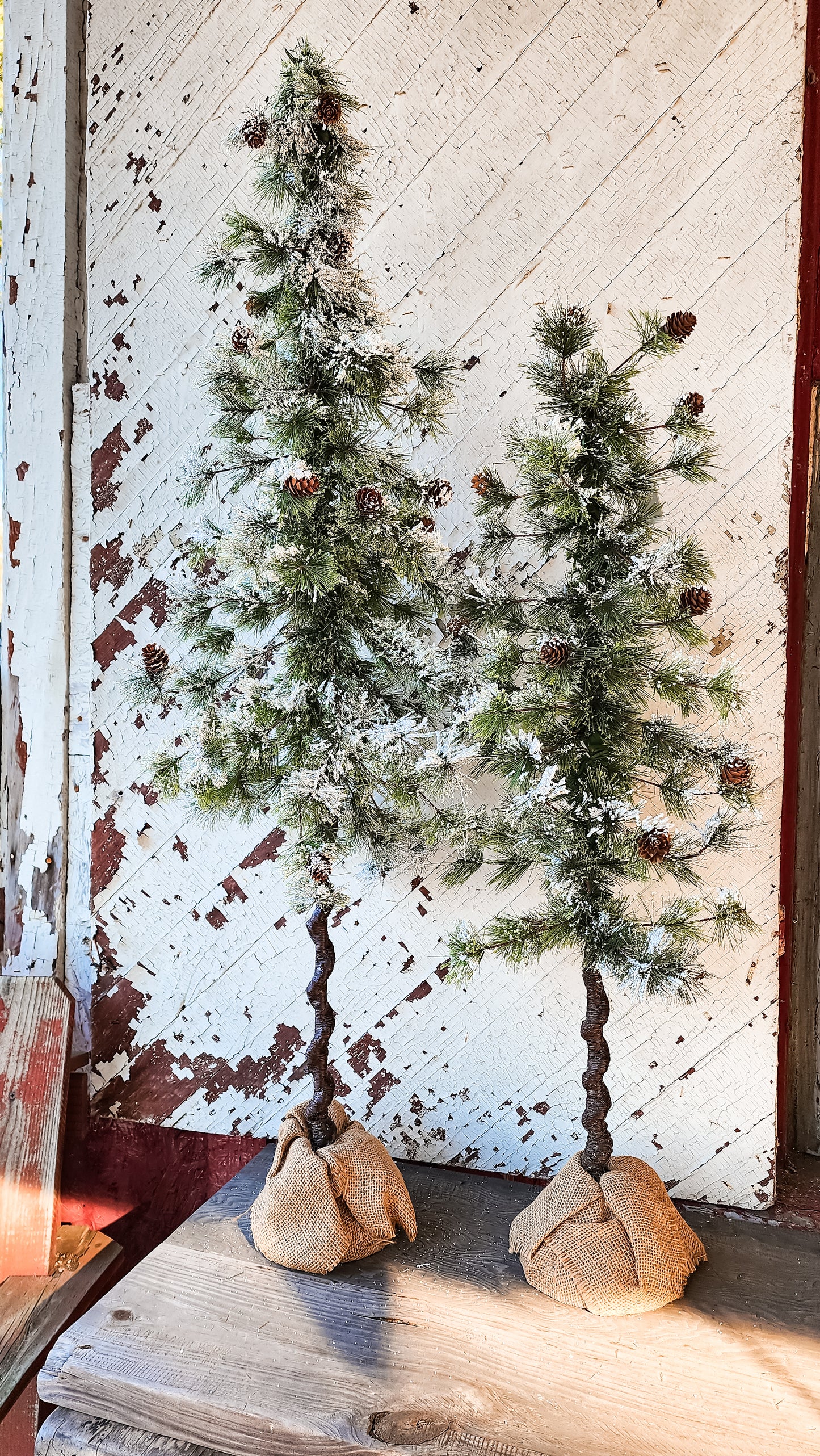 Snowy Pine Swivel Tree (Assorted)