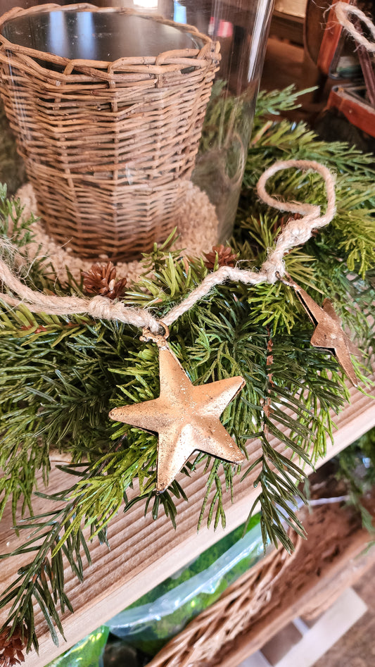 Gold Star Mini Garland