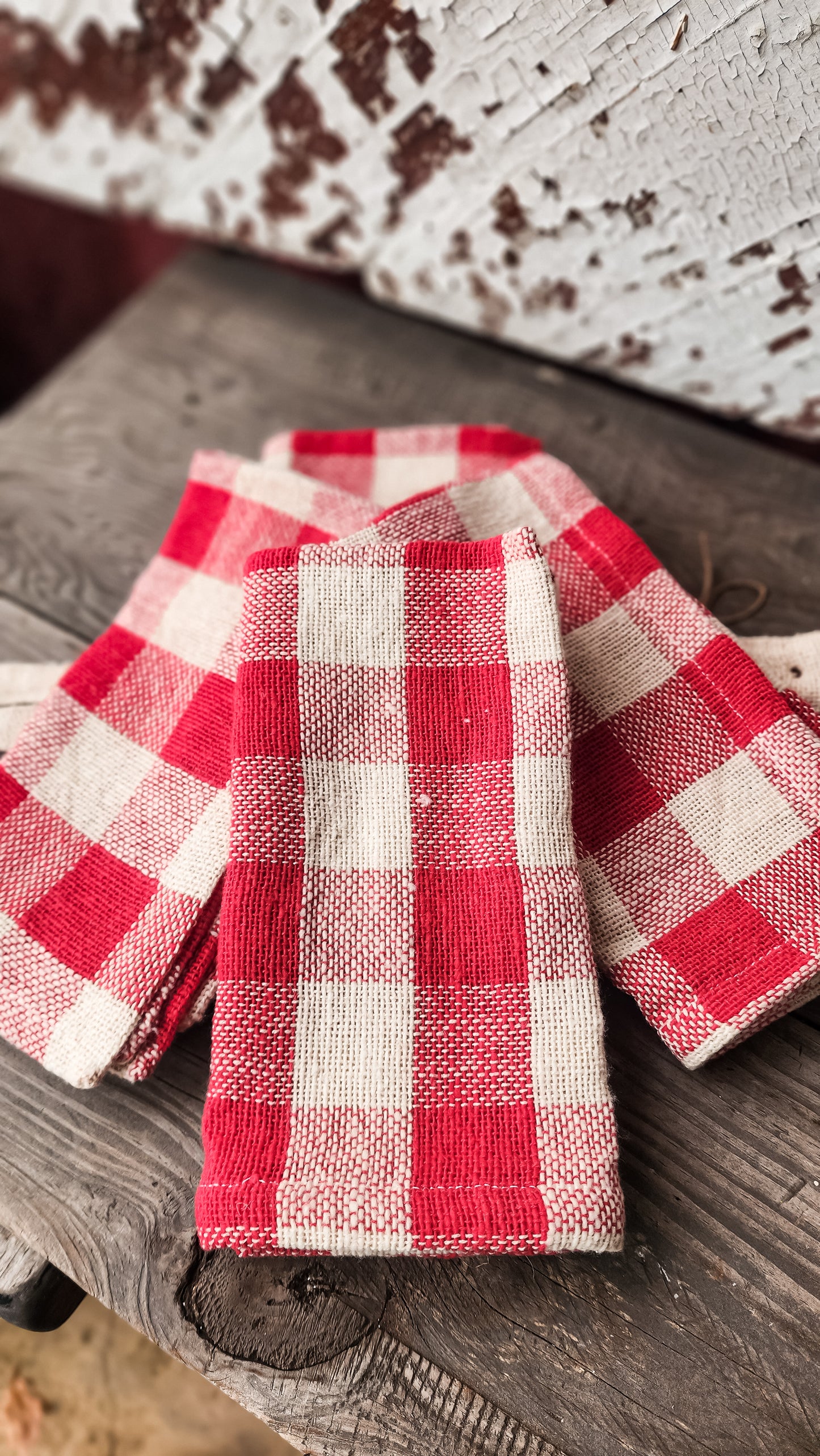 Christmas Buffalo Plaid Napkin Set of 4