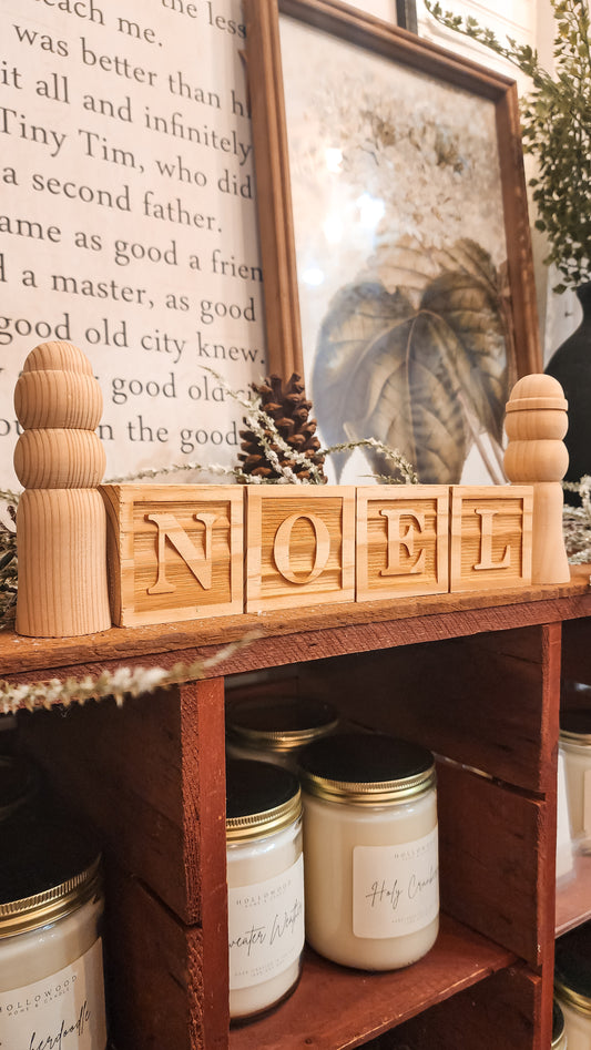 Wooden Noel Blocks