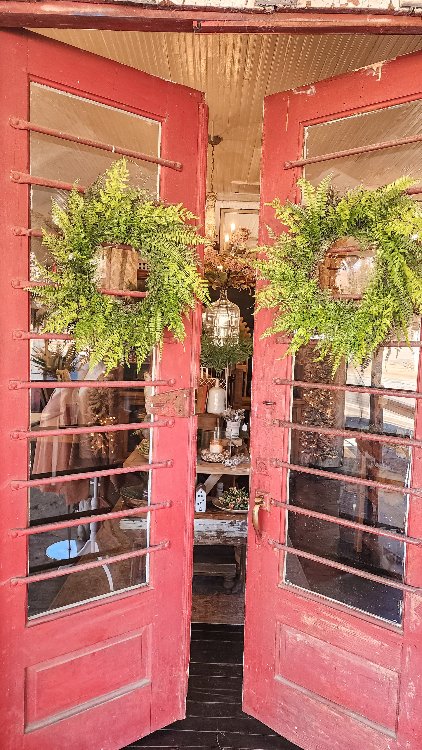 Real Touch Fern Wreath