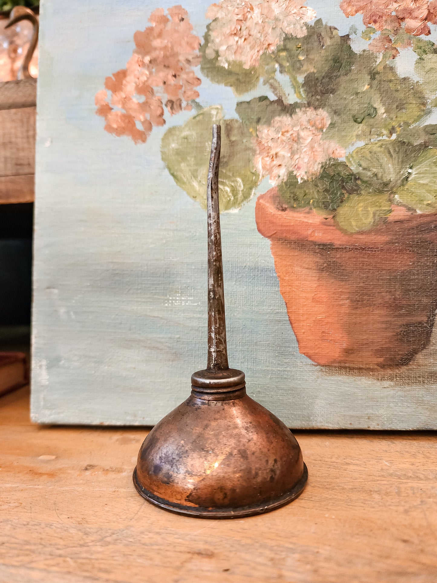 Vintage Metal Oil Can (SOLD SEPERATLY)